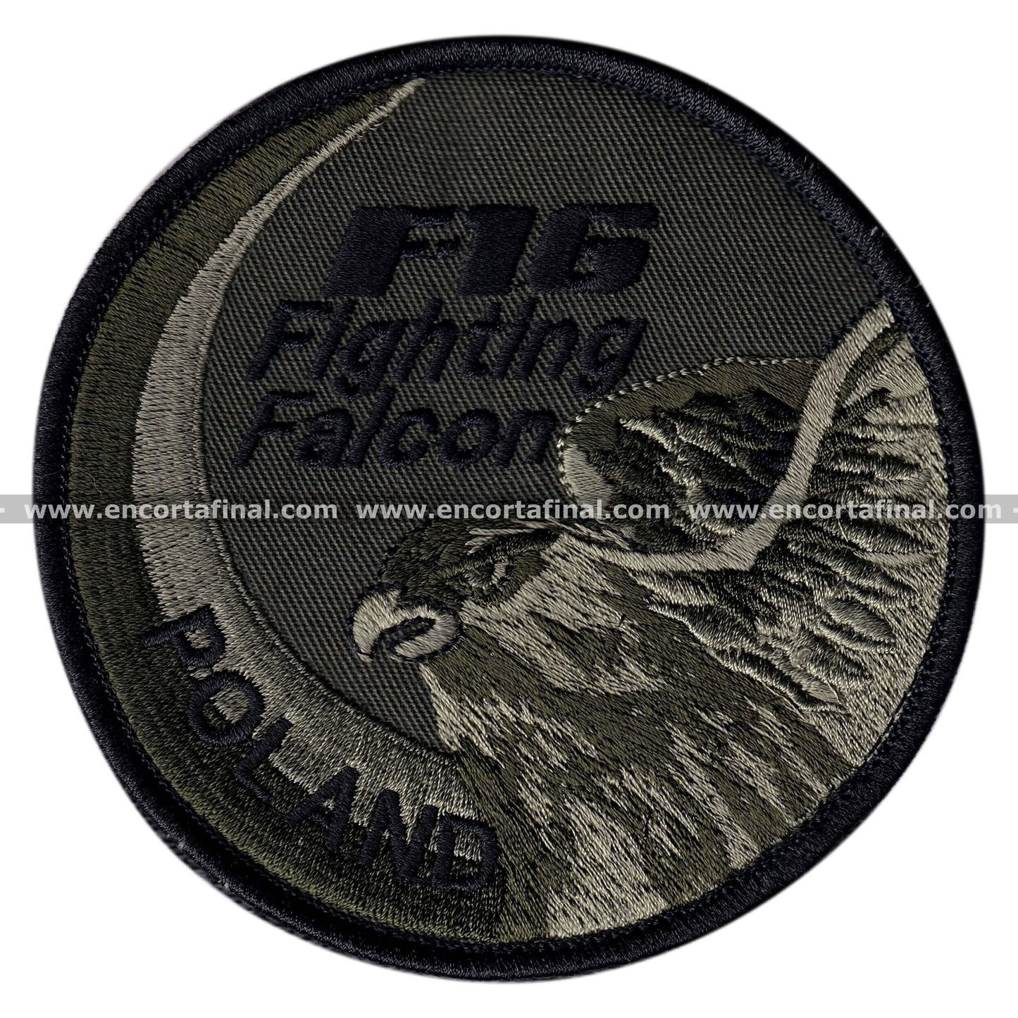 Polish Air Force Patch - 6 Eskadra Lotnicza - Swirl - Lockheed Martin F-16 Fighting Falcon