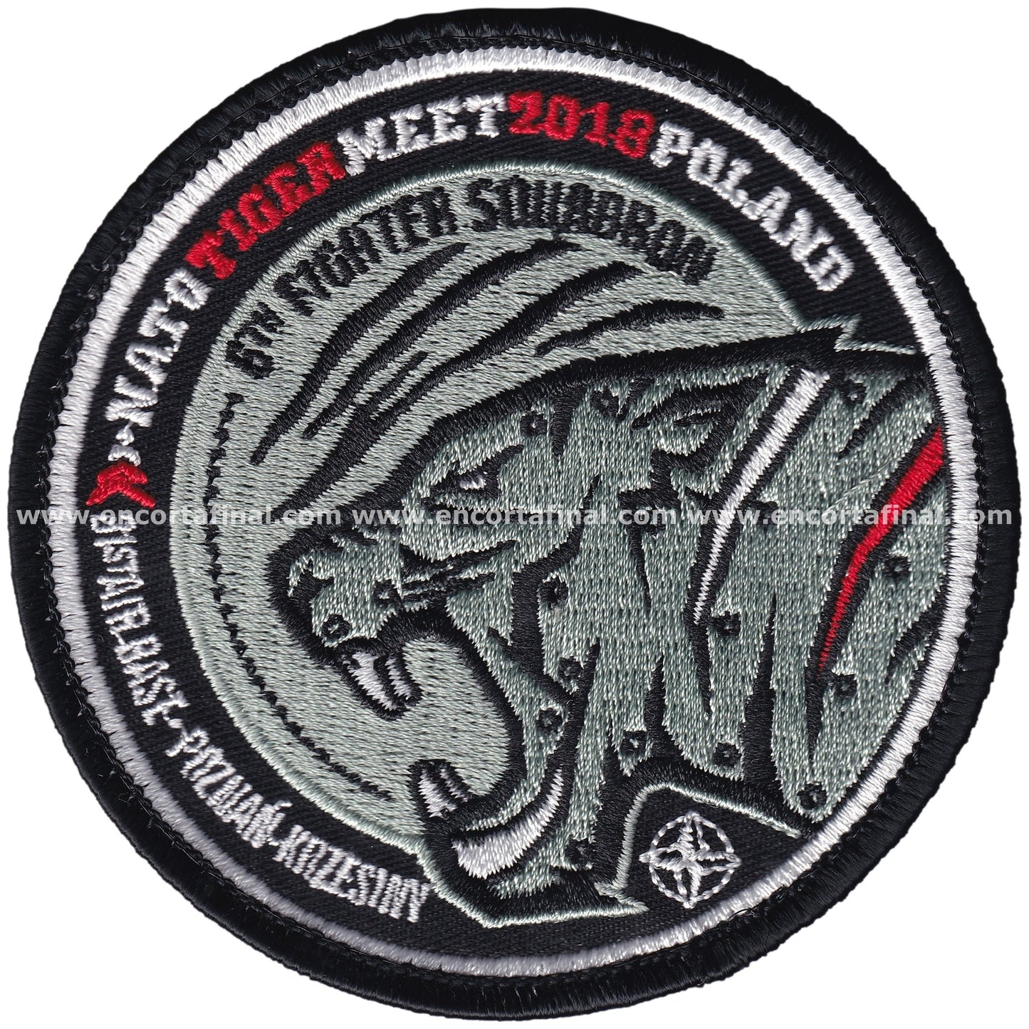 Polish Air Force (RCAF) Patch - Nato Tiger Meet (NTM) 2018 - Poland