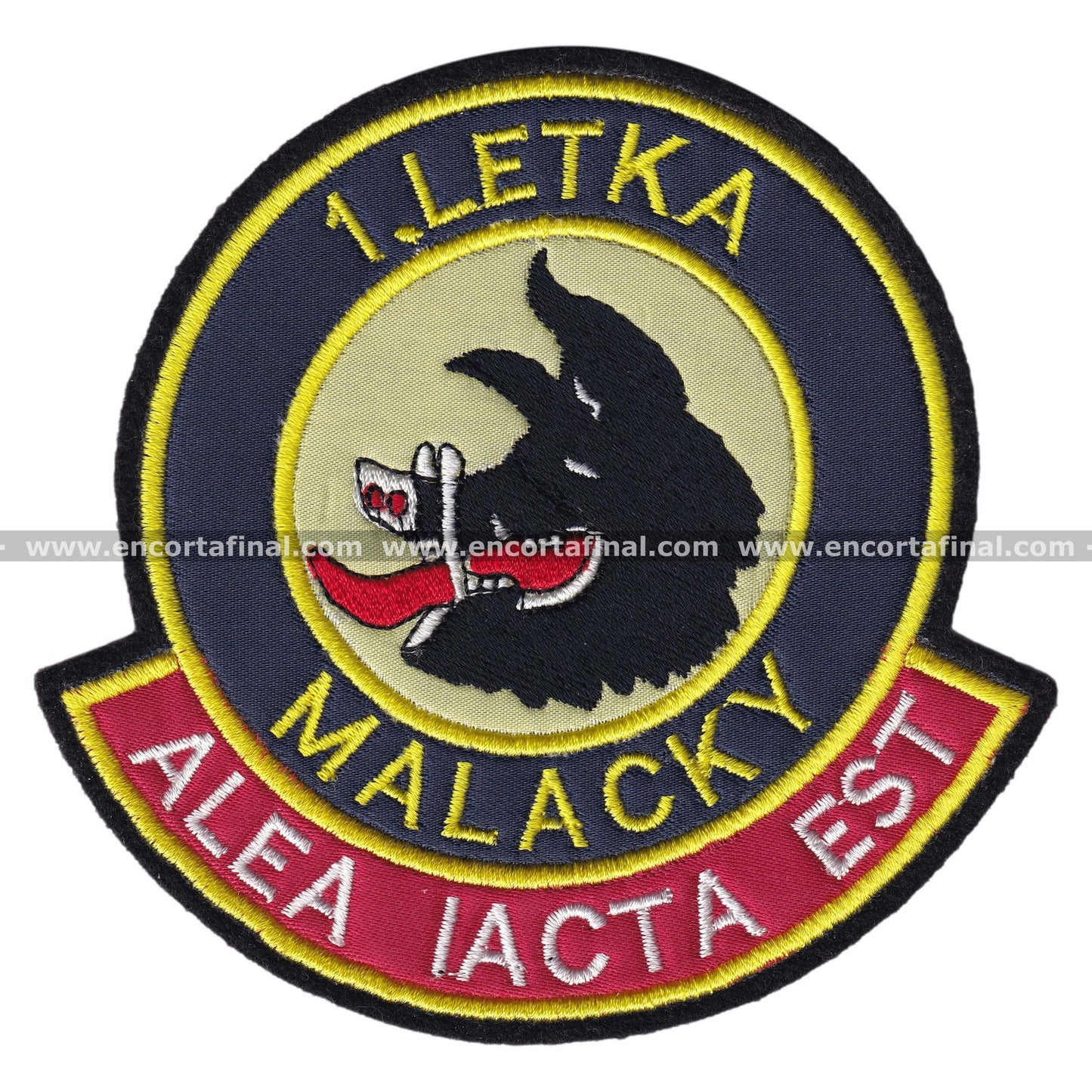 Slovak Armed Forces Patch - 1.Letka Malacky - Alea Iacta Est