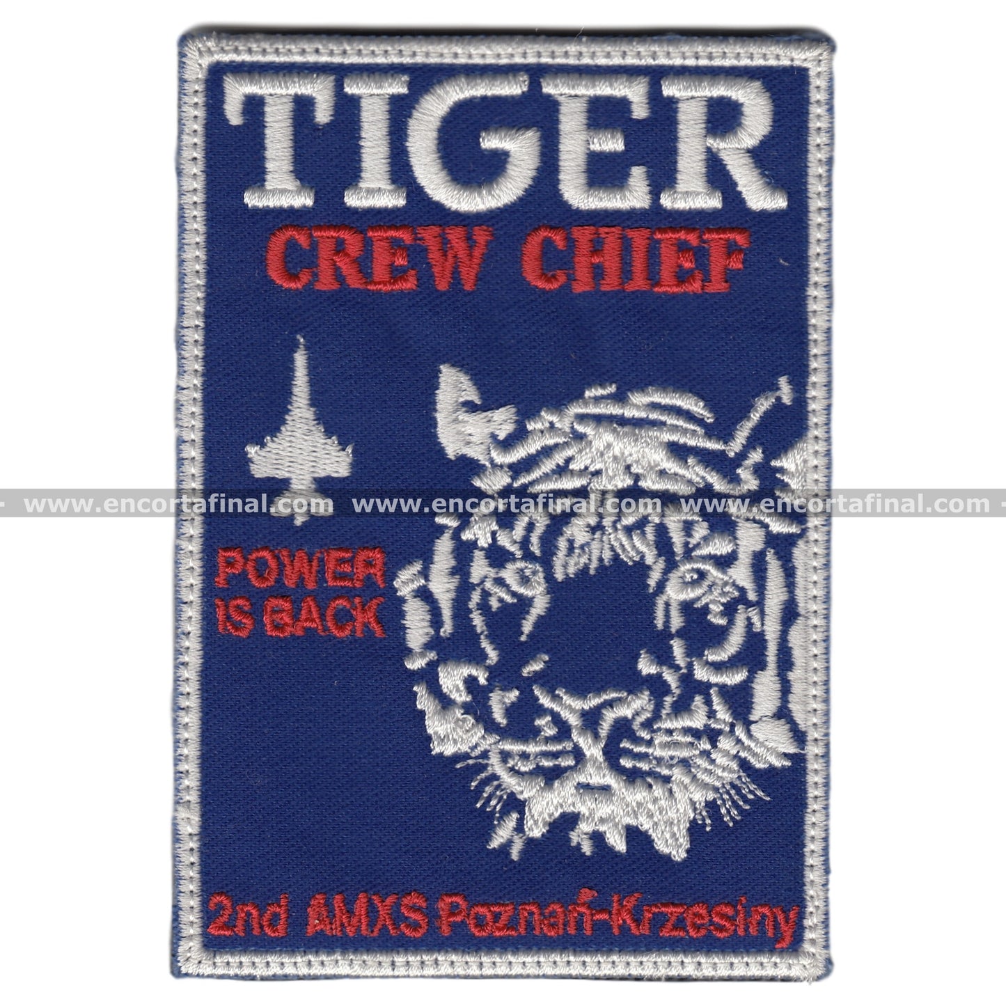 Tiger Crew Chief Patch -Power Is Back-