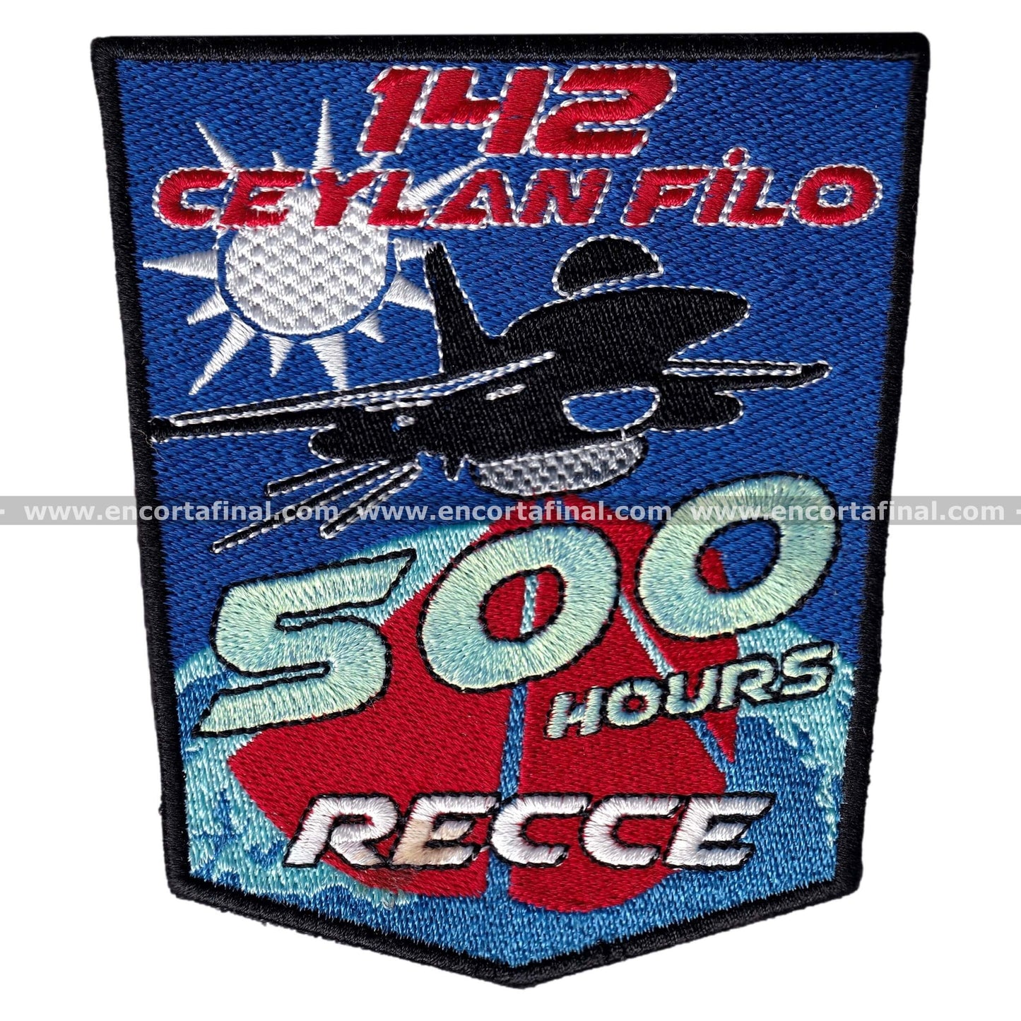 Turkish Air Force Patch - 142 Filo - 142 - Ceylan Filo - Lockheed Martin F-16 Fighting Falcon