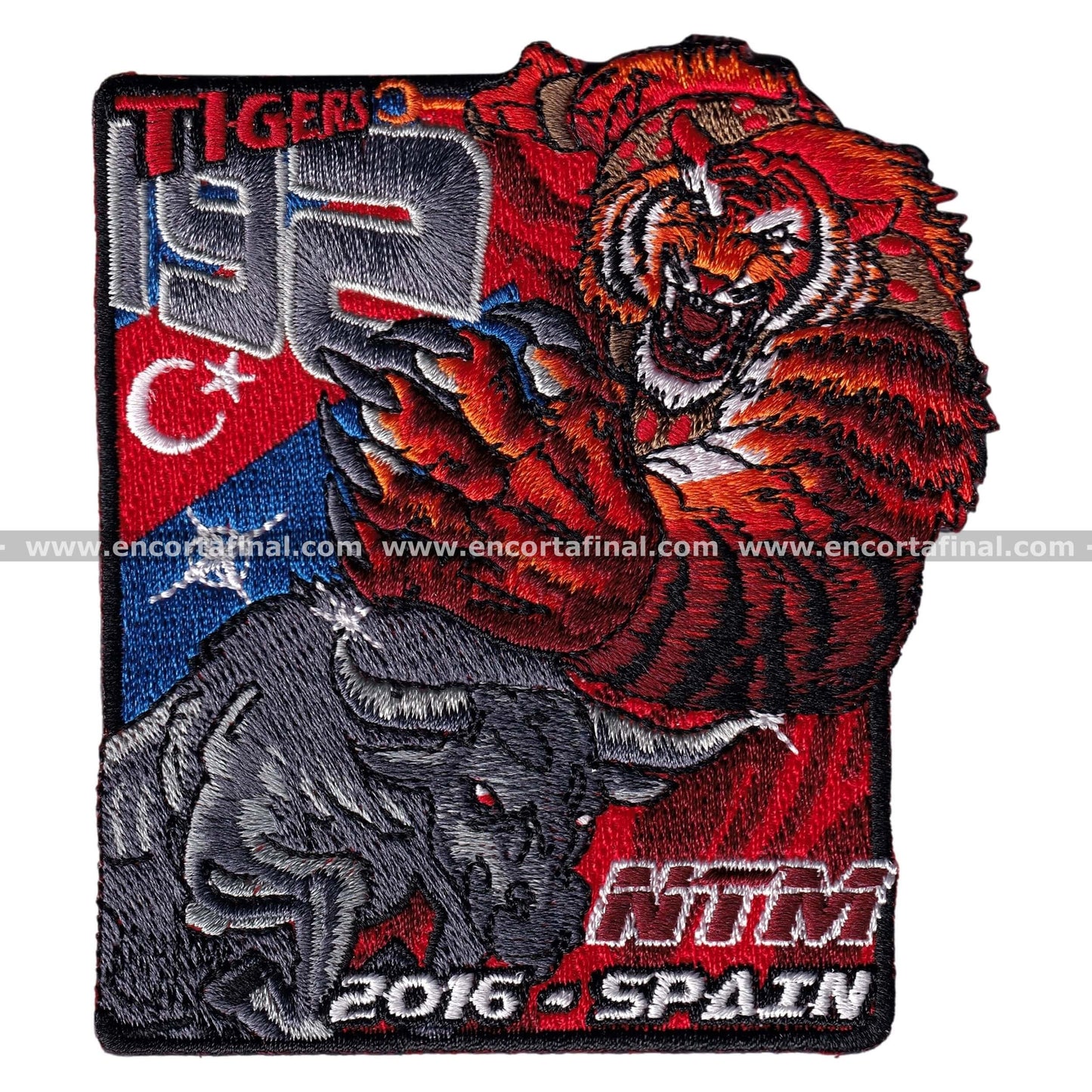 Turkish Air Force Patch - 192 Filo - Nato Tiger Meet 2016 (NTM) - Lockheed Martin F-16 Fighting Falcon