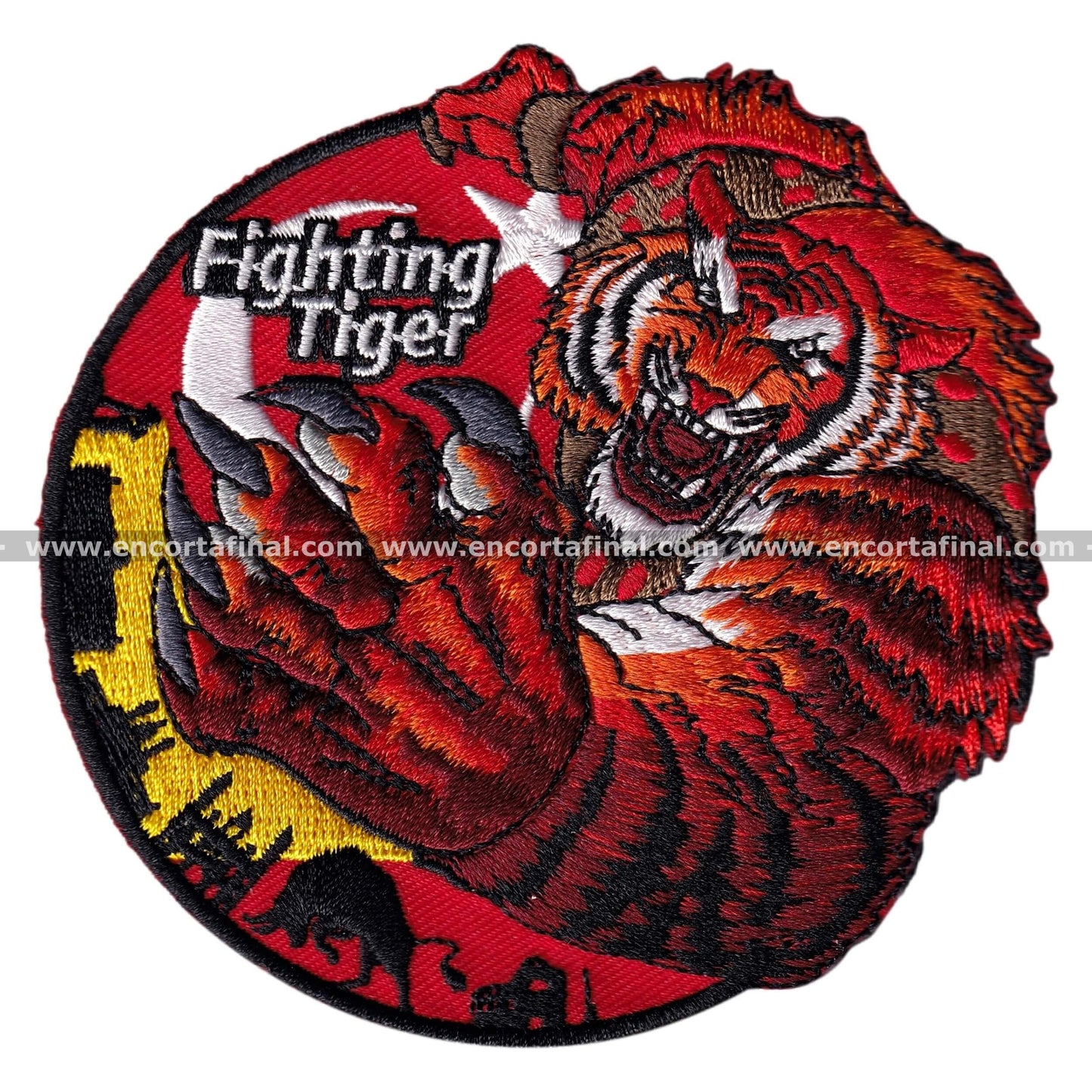 Turkish Air Force Patch - Nato Tiger Meet 2016 (NTM) - Fighting Tiger - Lockheed Martin F-16 Fighting Falcon