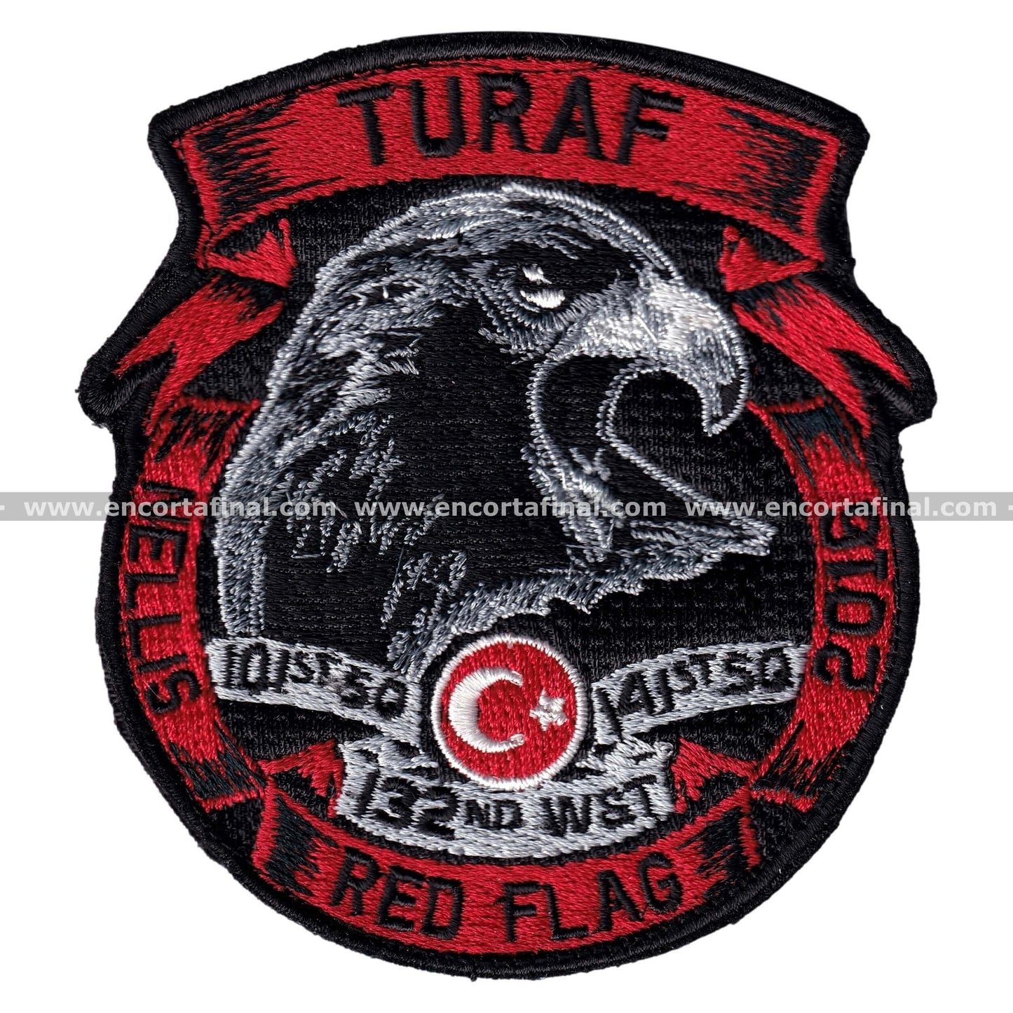Parche Turkish Air Force - Red Flag - Turaf - Lockheed Martin F-16 Fighting Falcon