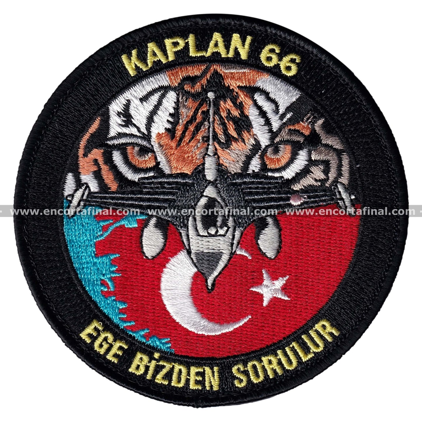 Parche Turkish Air Force - Kaplan 66 - Lockheed Martin F-16 Fighting Falcon