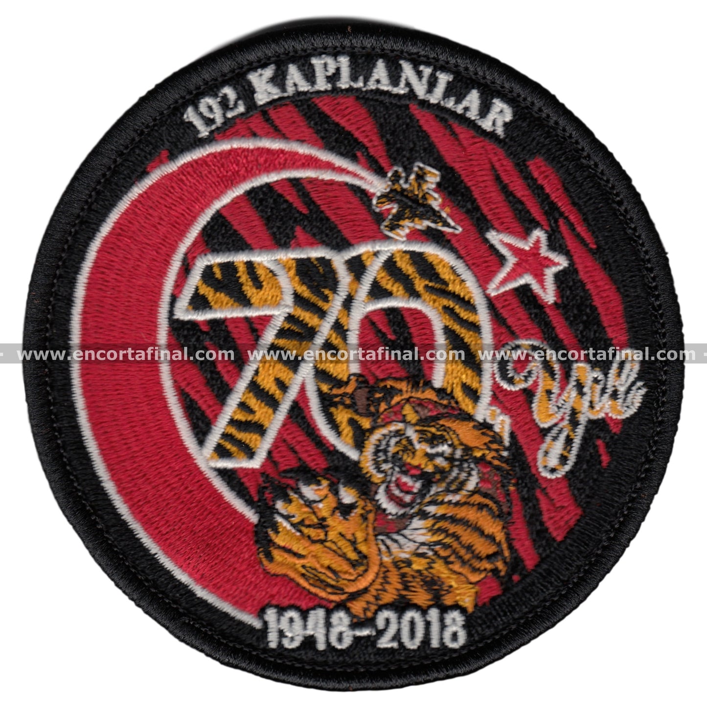 Parche Turkish Armed Forces 192 Kaplanlar 1948-2018