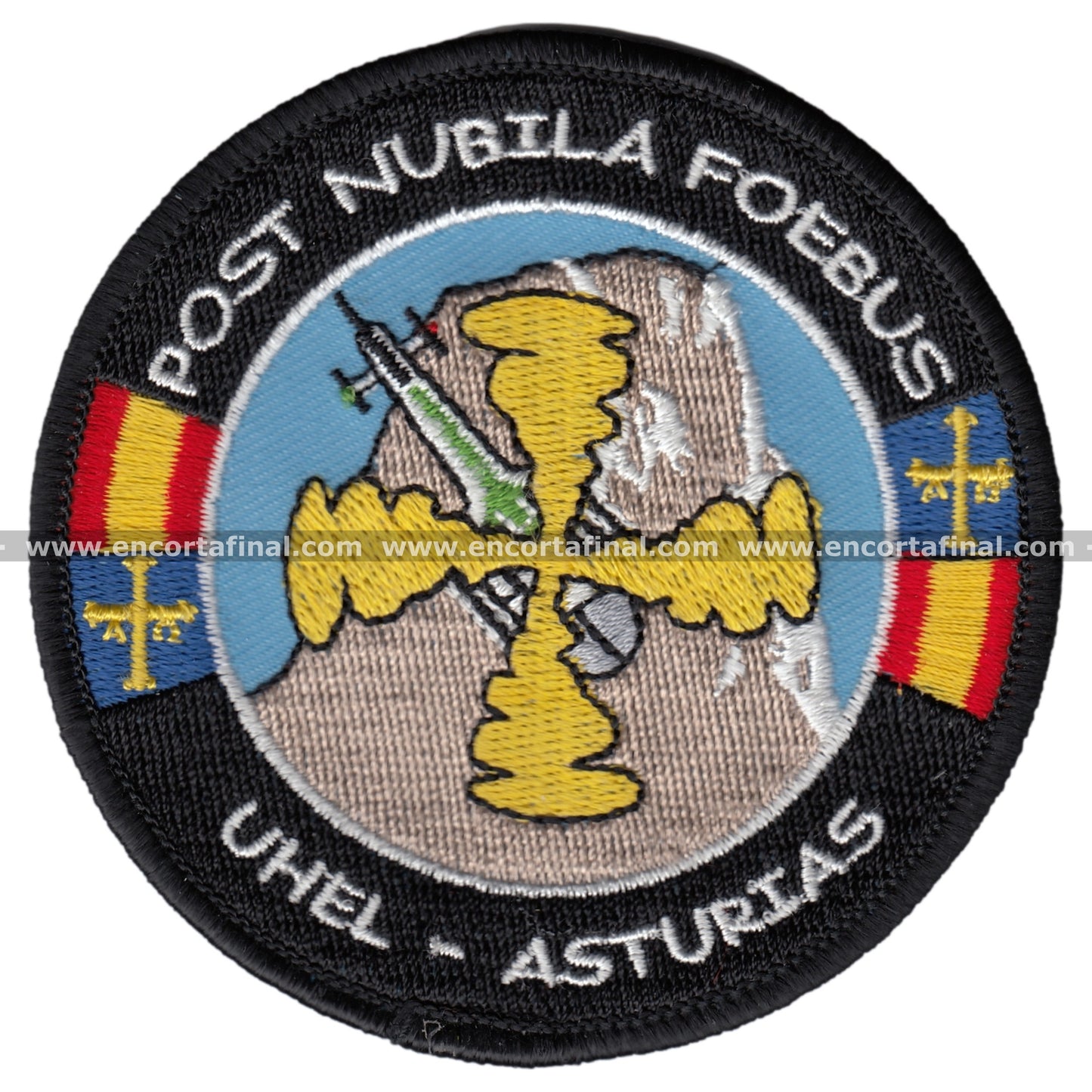Uhel Asturias Patch -Post Nubila Foebus-