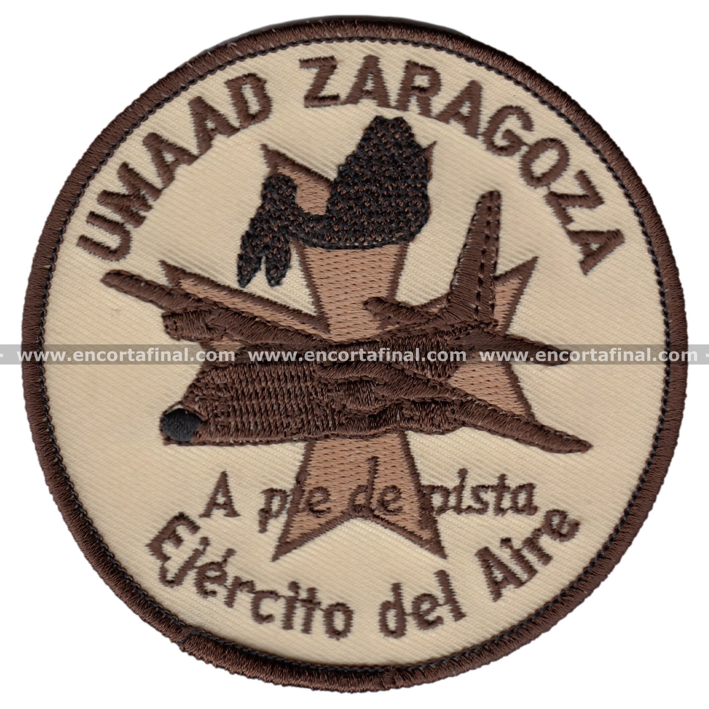 Parche Unidad Medica Apoyo Al Despligue Zaragoza -A Pie De Pista-