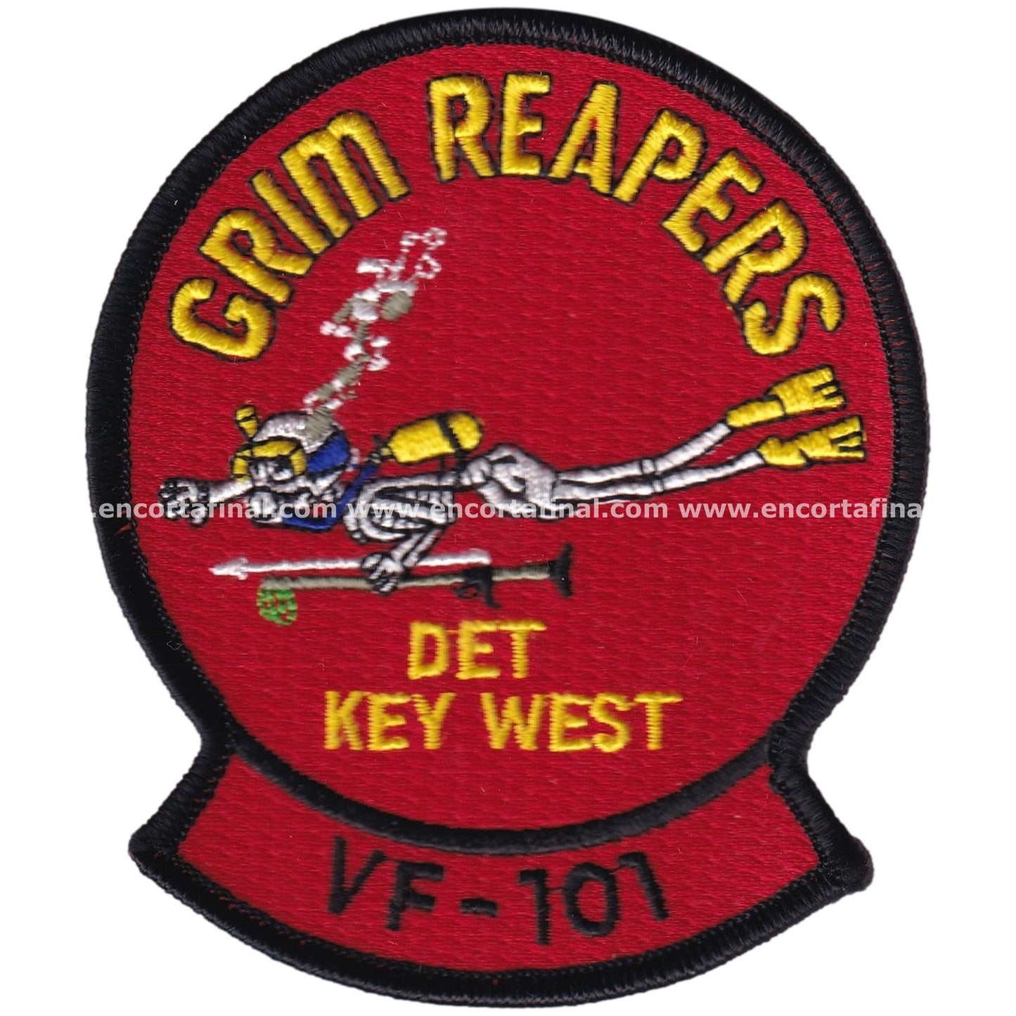 United States Air Force (USAF) Patch - VF-101 - Grim Reapers - Det Key West