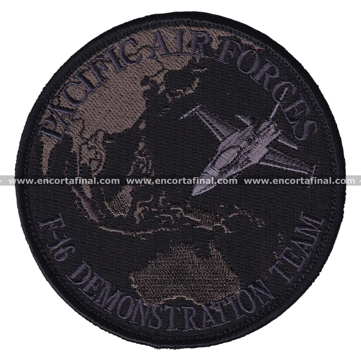 United States Air Force (USAF) Patch - Pacific Airforces - F16 Demonstration Team - Lockheed Martin F-16 Fighting Falcon