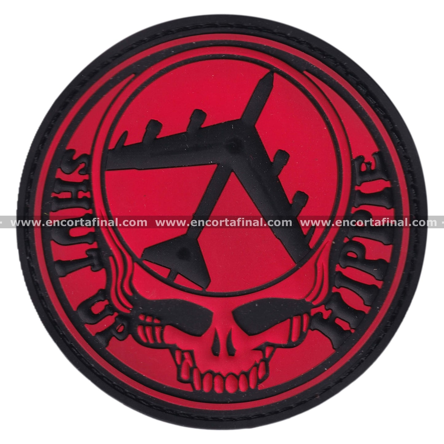 United States Air Force (USAF) Patch - Shut up Hippie - Boeing B-52 Stratofortress