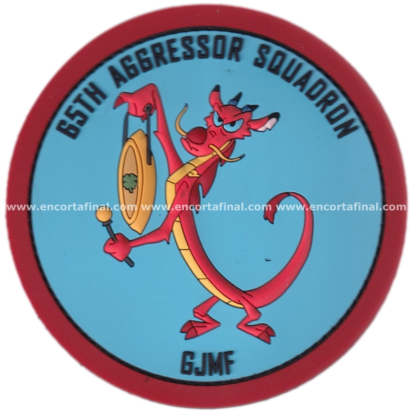 United States Air Forces (USAF) Patch - 65th Aggressor Squadron - GJMF -Lockheed Martin F-35 Lightning II