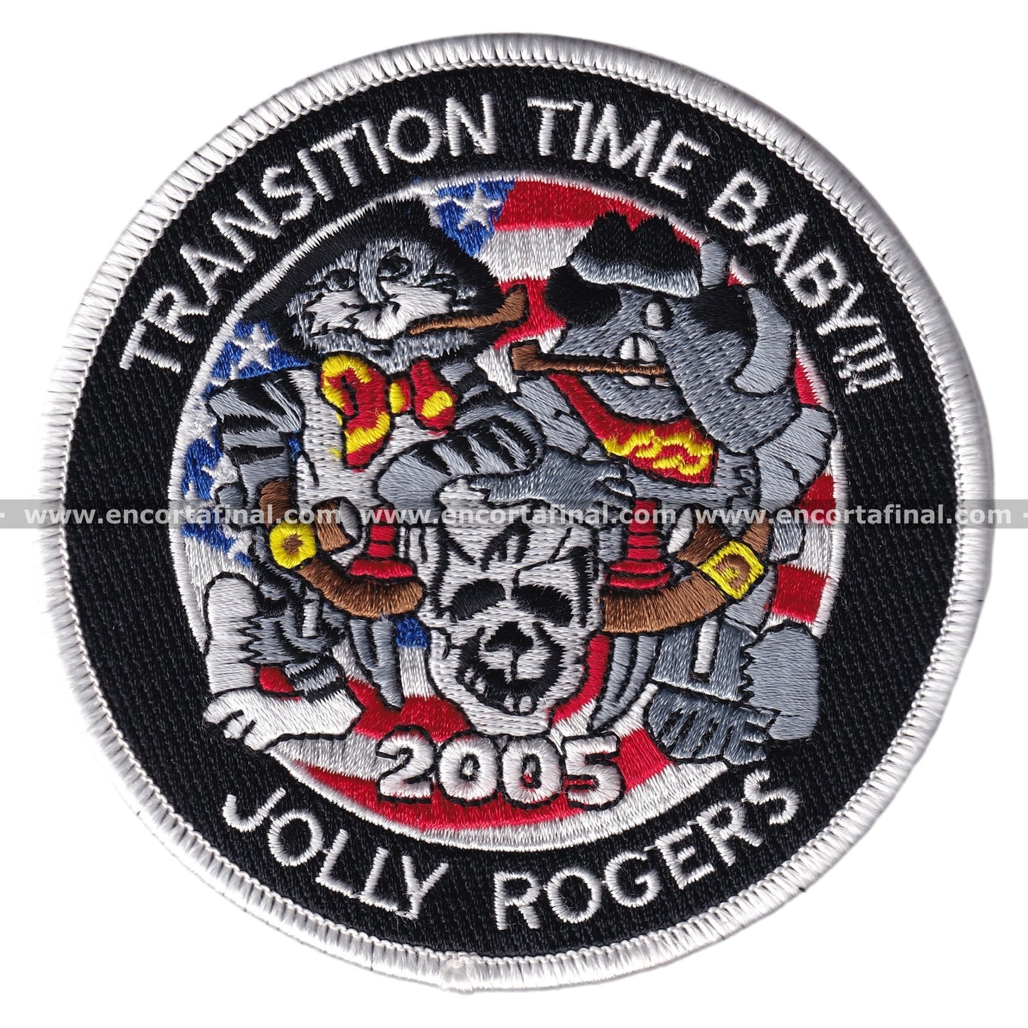 United States Armed Forces Patch - Jolly Rogers - Transition Time Baby