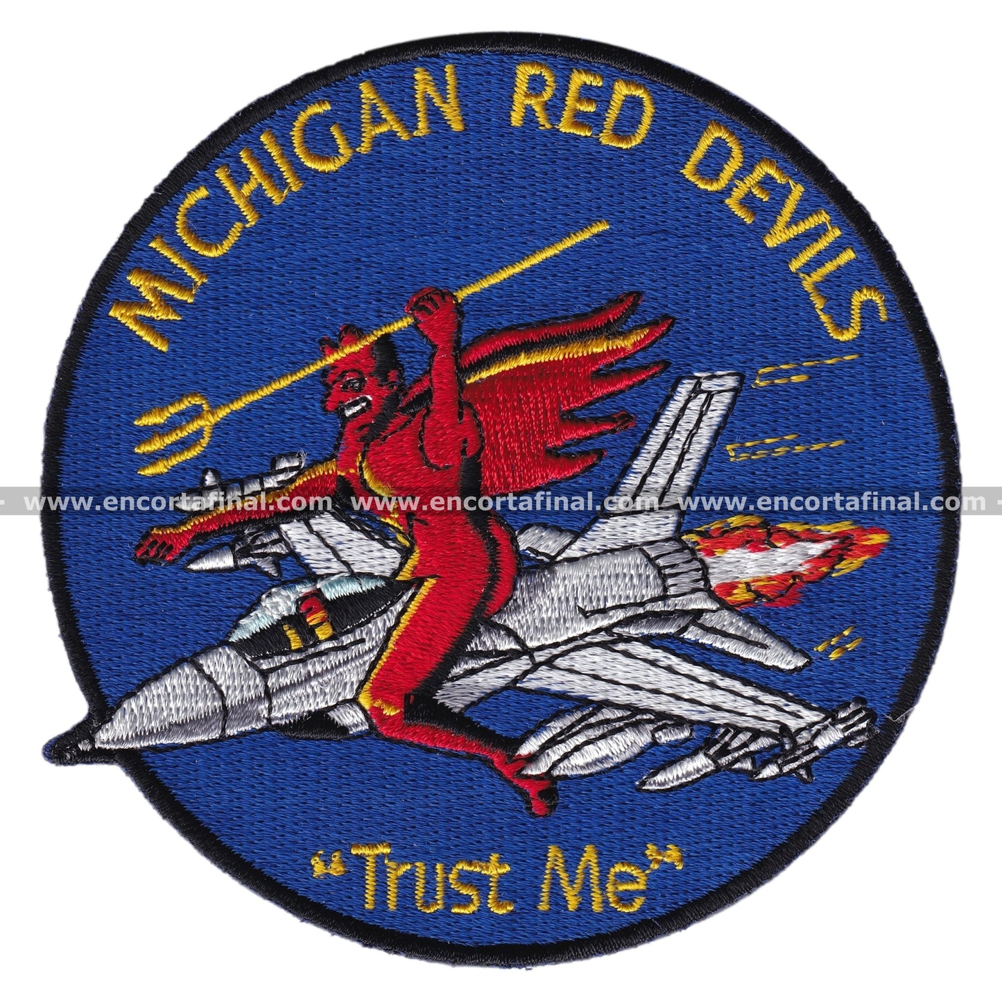 United States Armed Forces Patch - Michigan Red Devils