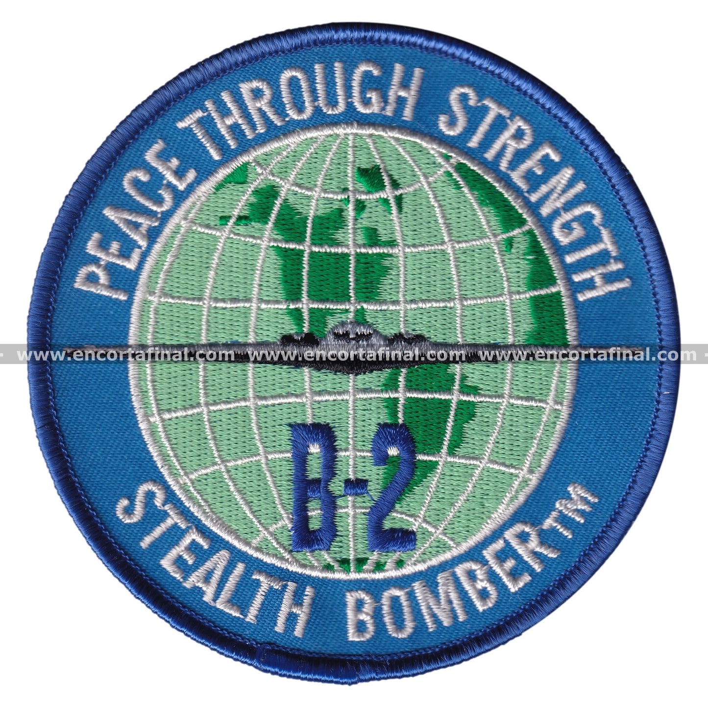 United States Armed Forces Patch - Peace Through Strength - Stealth Bomber