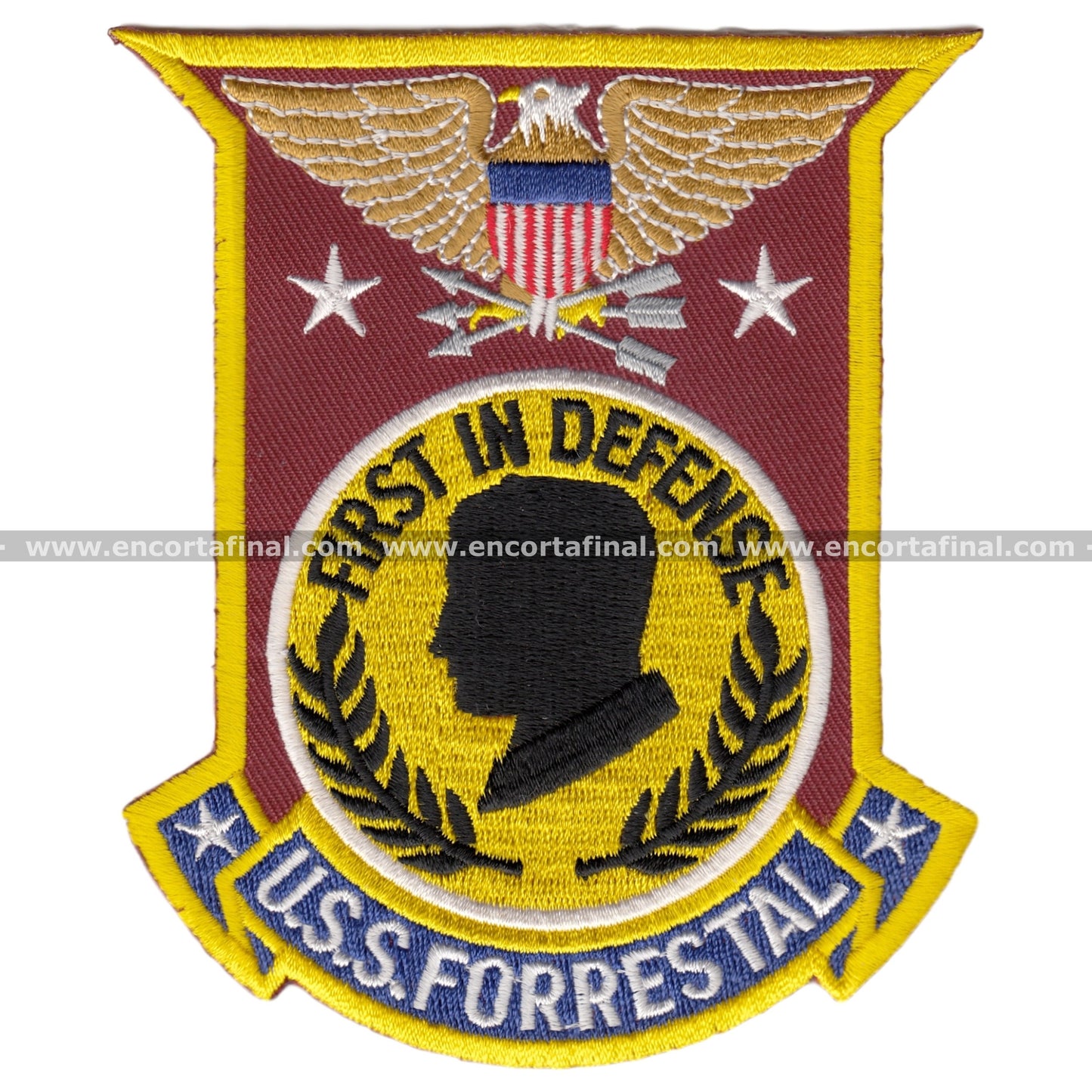 USS Forrestal First In Defense Patch