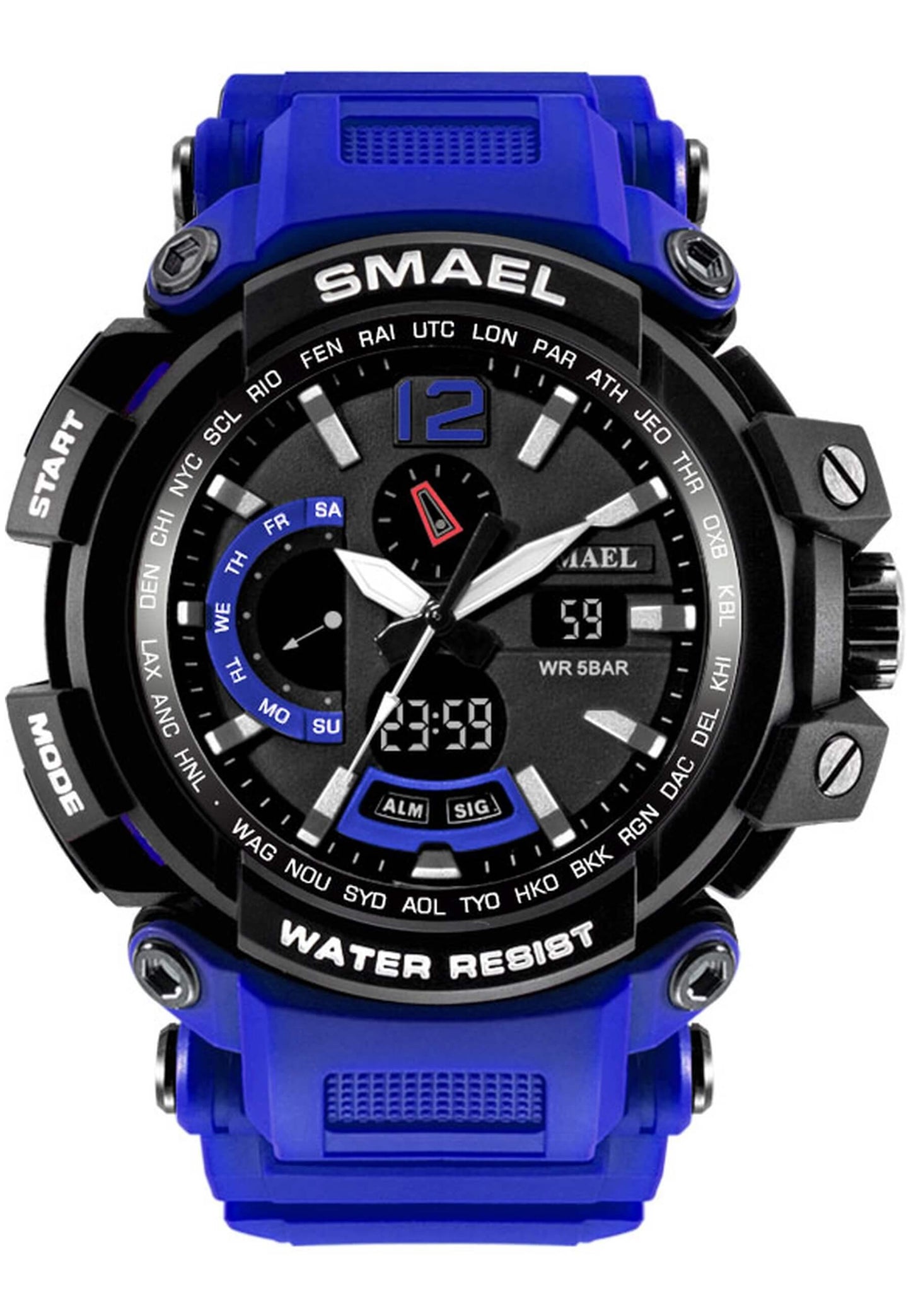 Smael 1702 "Blue" watch