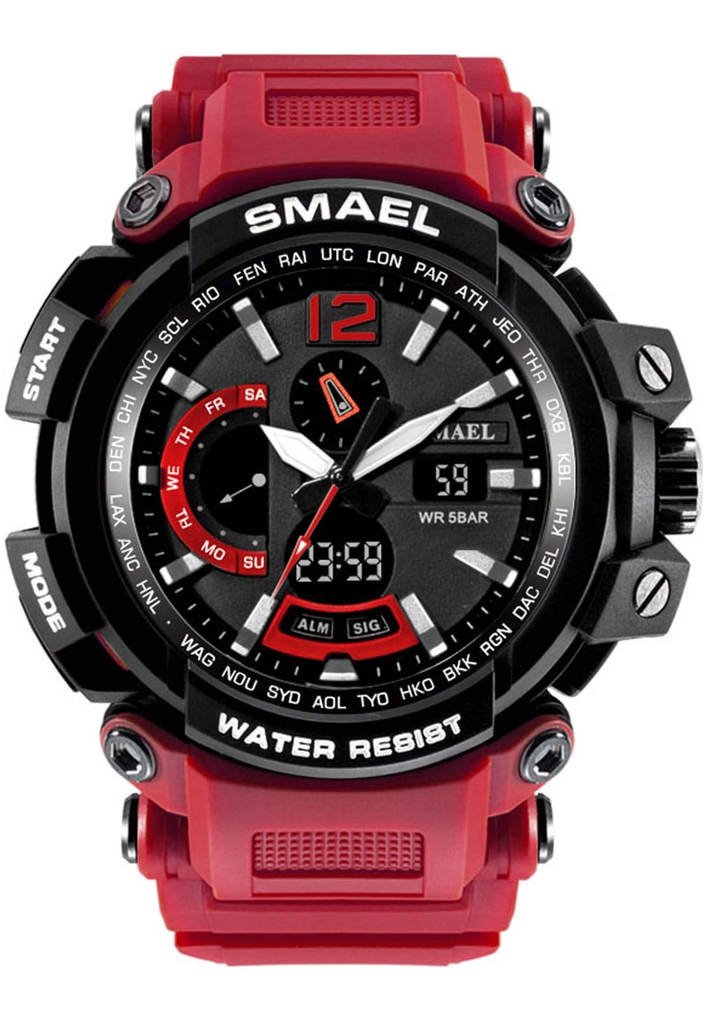 Smael 1702 "Red" watch