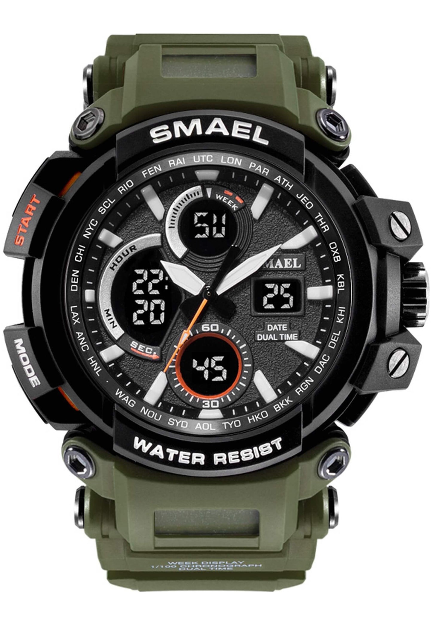 Smael 1708 "Army Green" watch