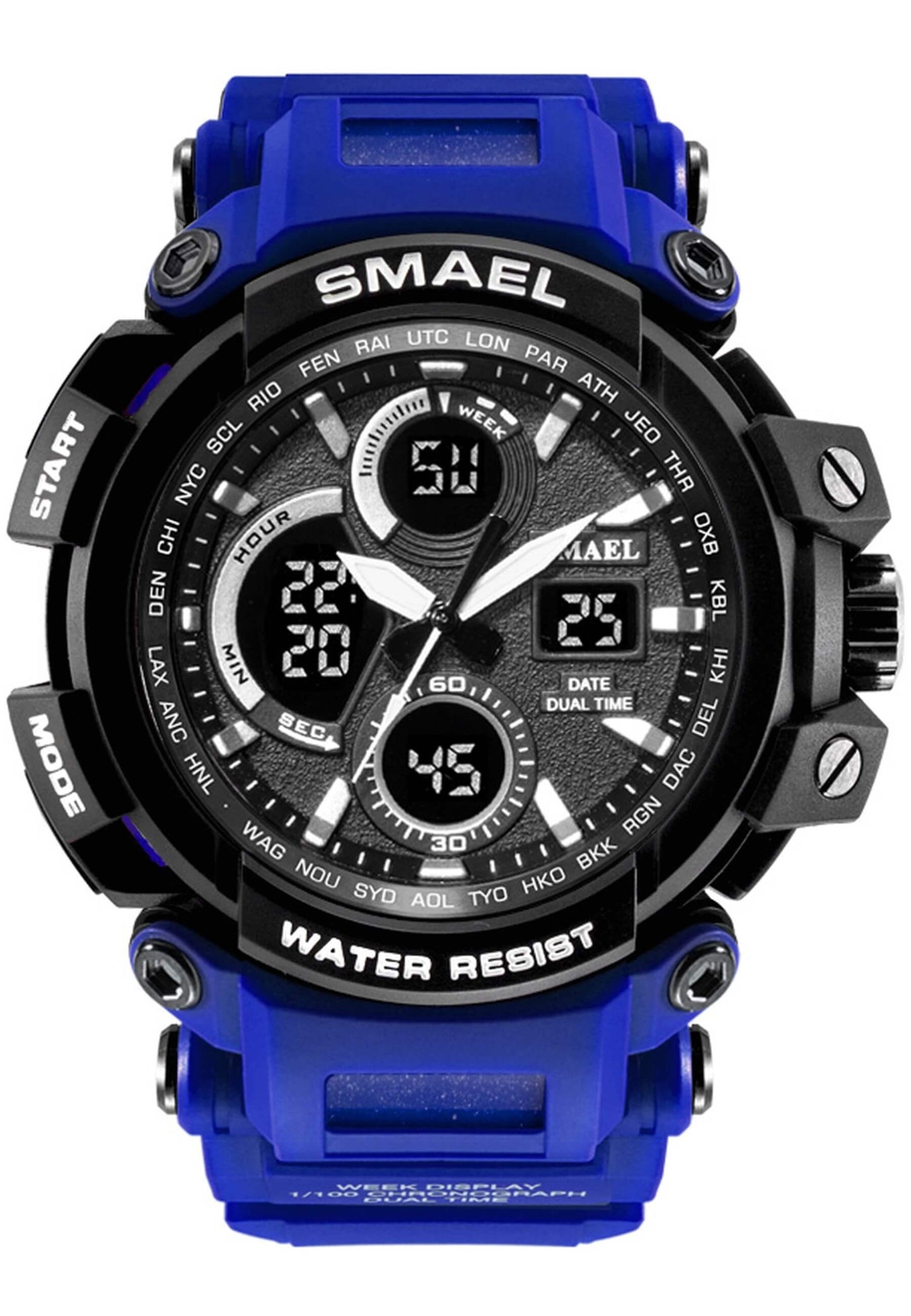 Smael 1708 "Blue" watch