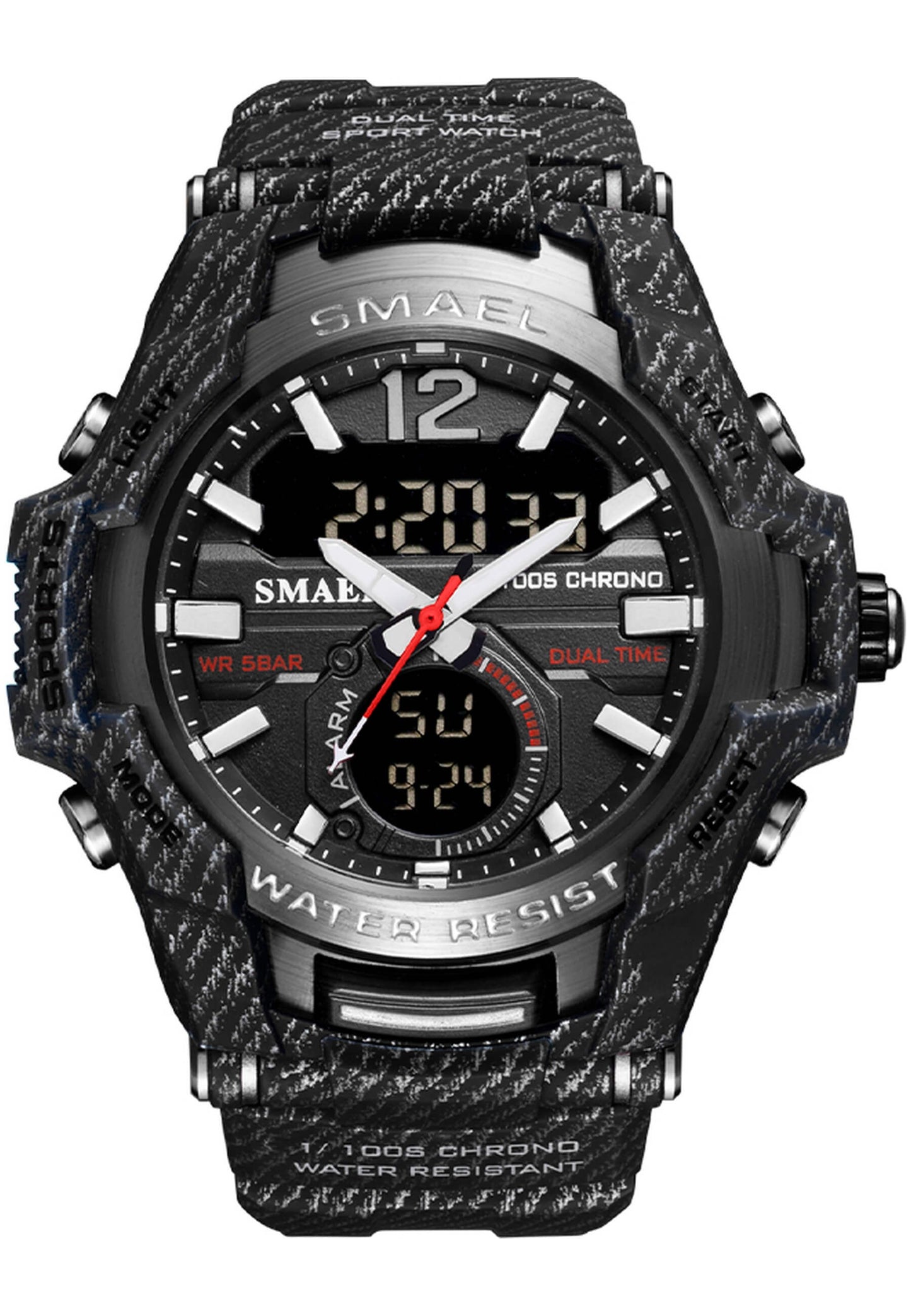 Smael 1805Mc "Camouflage Denim Black" Watch