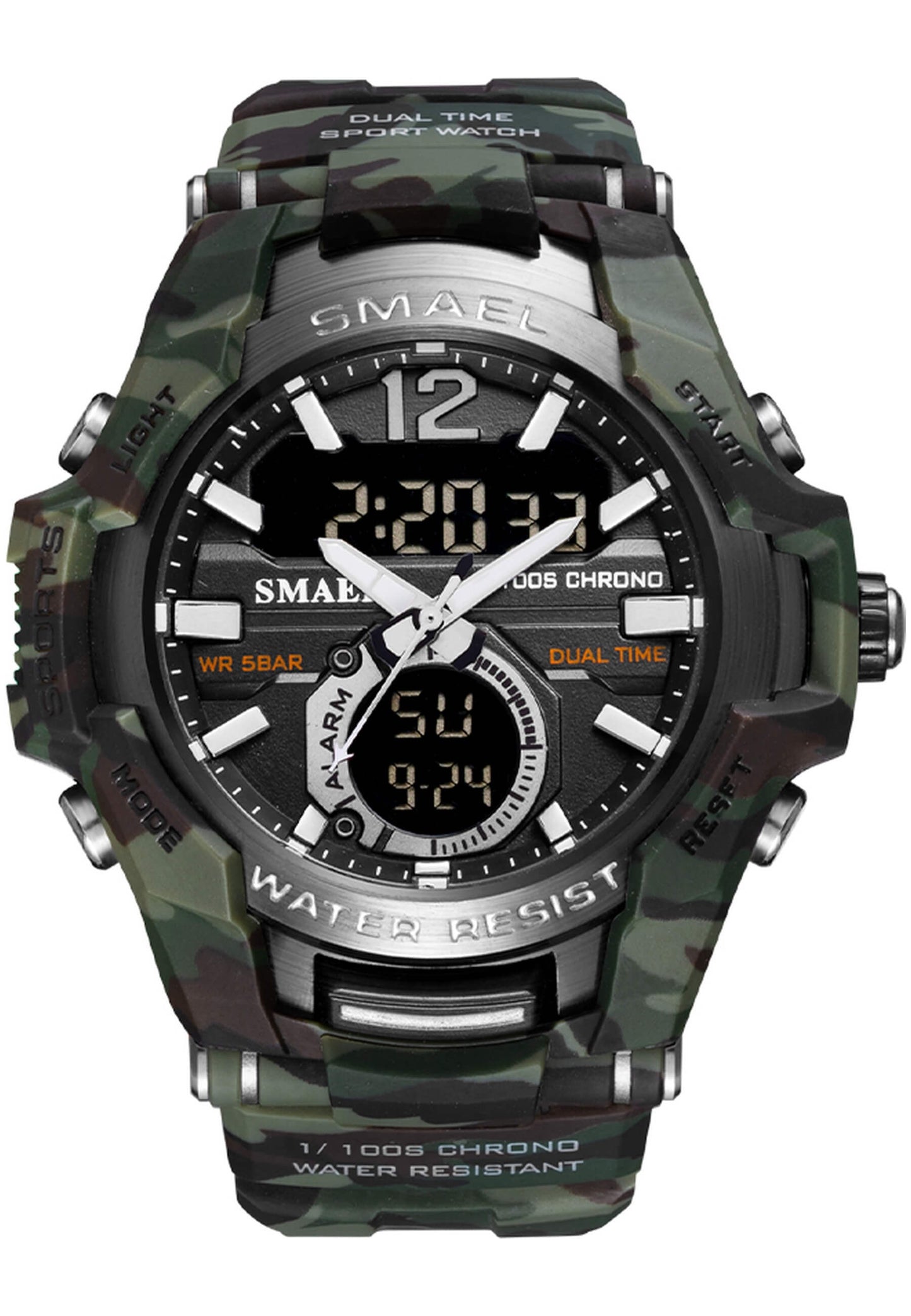 Smael 1805Mc "Camouflage Green" Watch