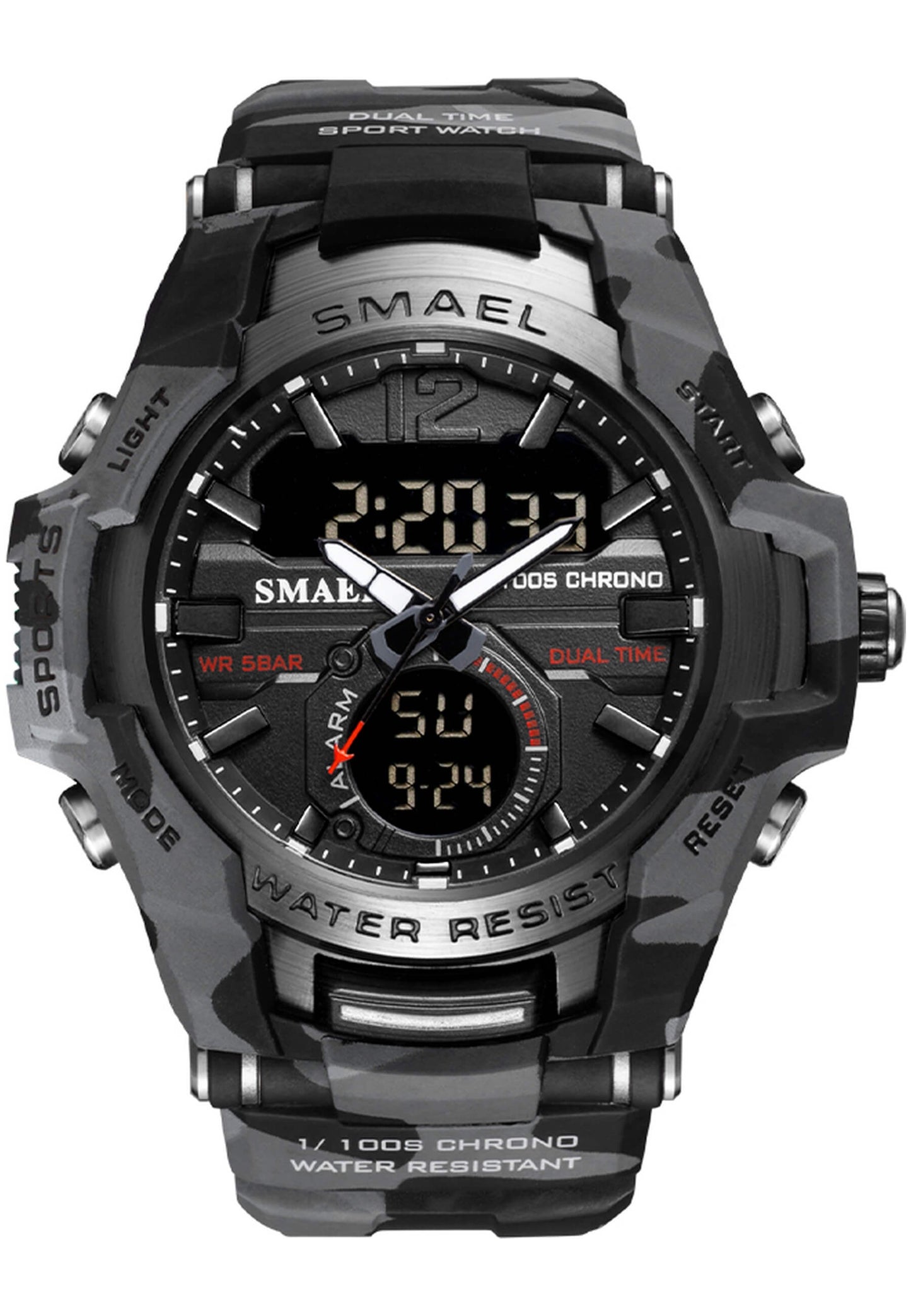 Smael 1805Mc "Camouflage Grey" watch