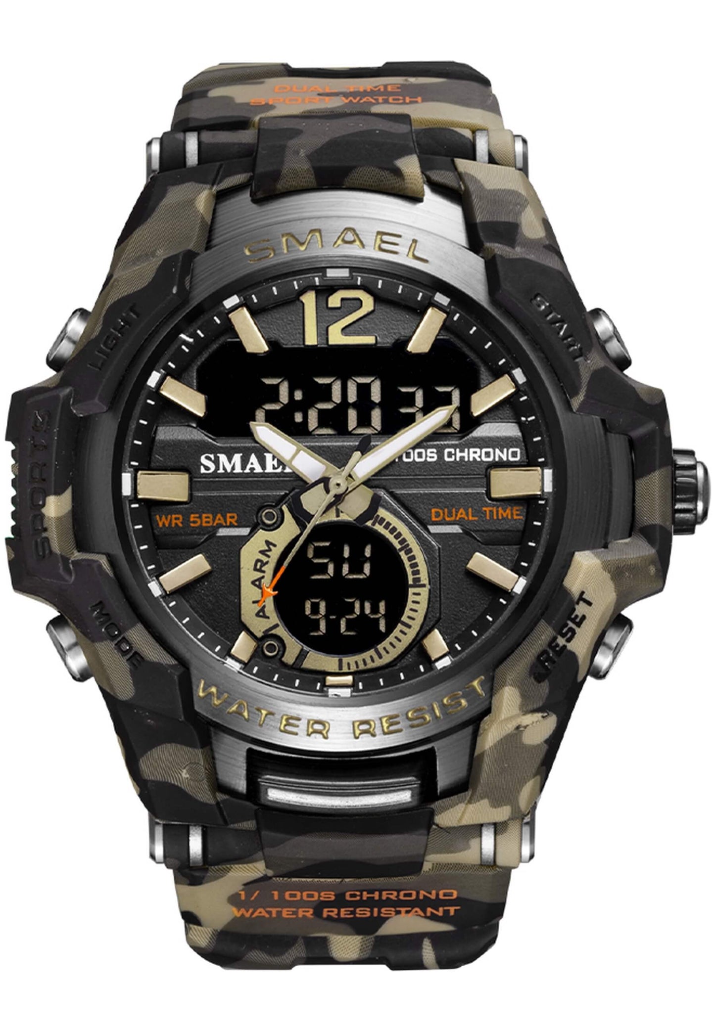 Smael 1805Mc "Camouflage Khaki" Watch
