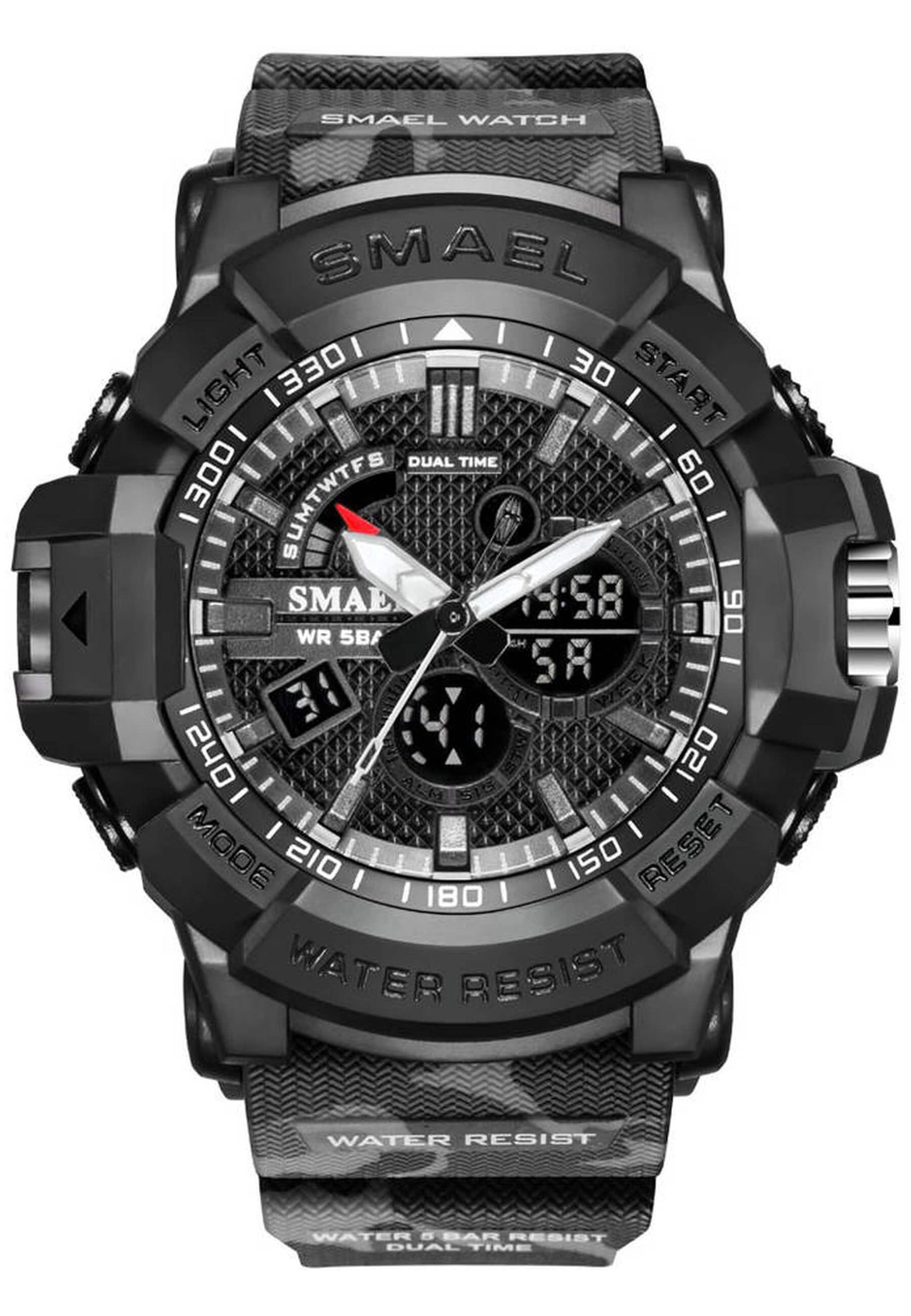 Smael 1809Mc "Camouflage Grey" watch