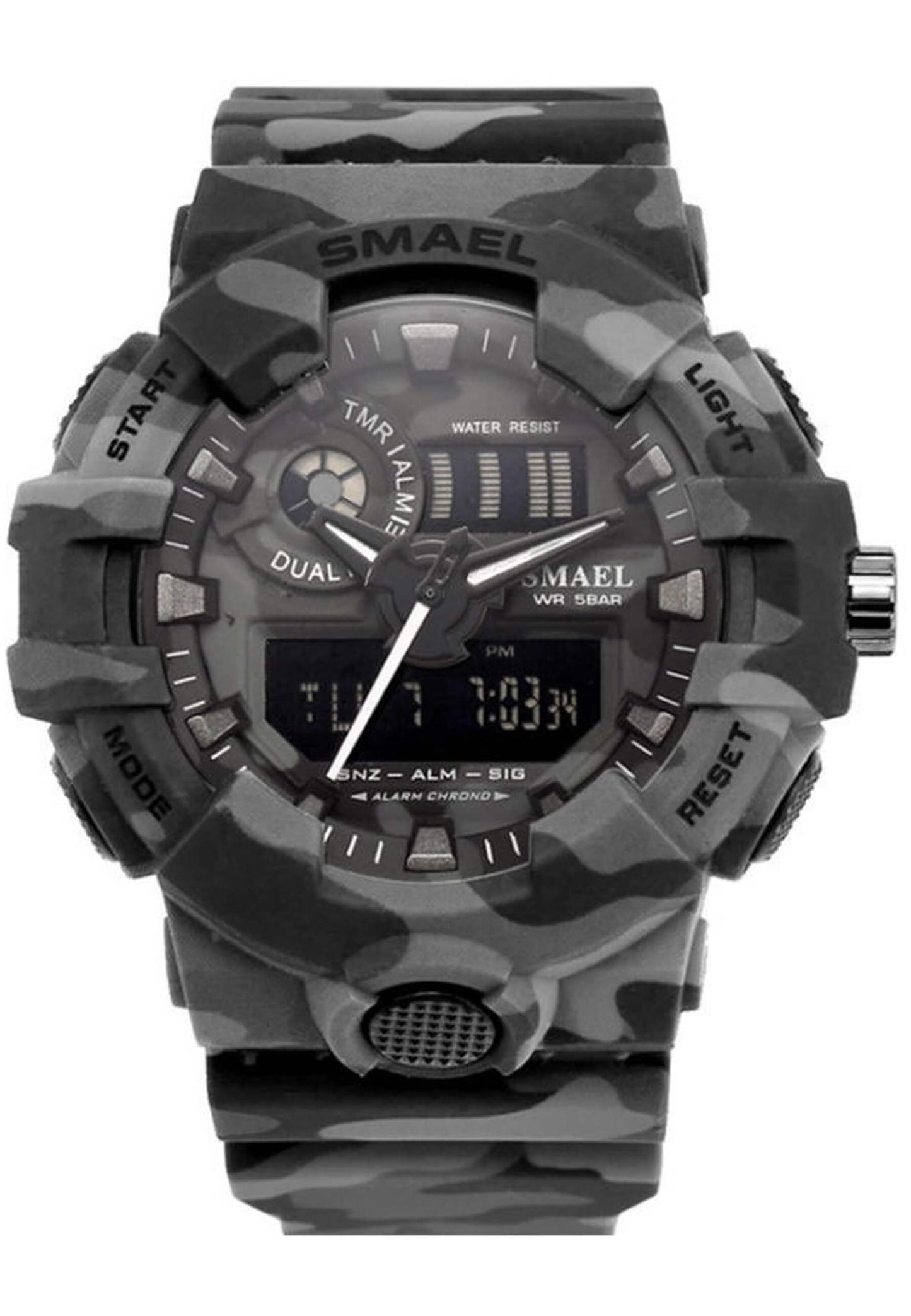 Smael 8001Mc "Camouflage Grey" watch