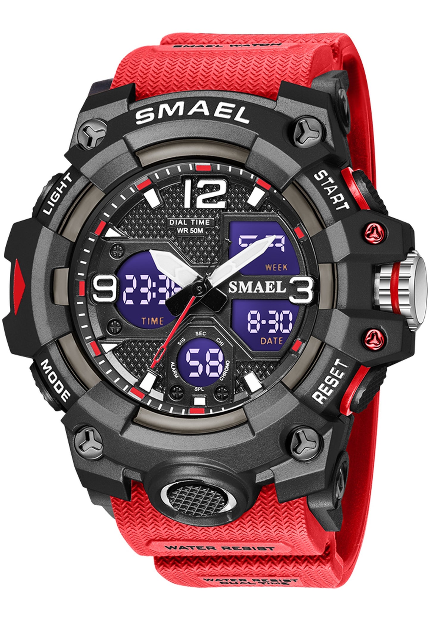 Smael 8008 "Red" watch