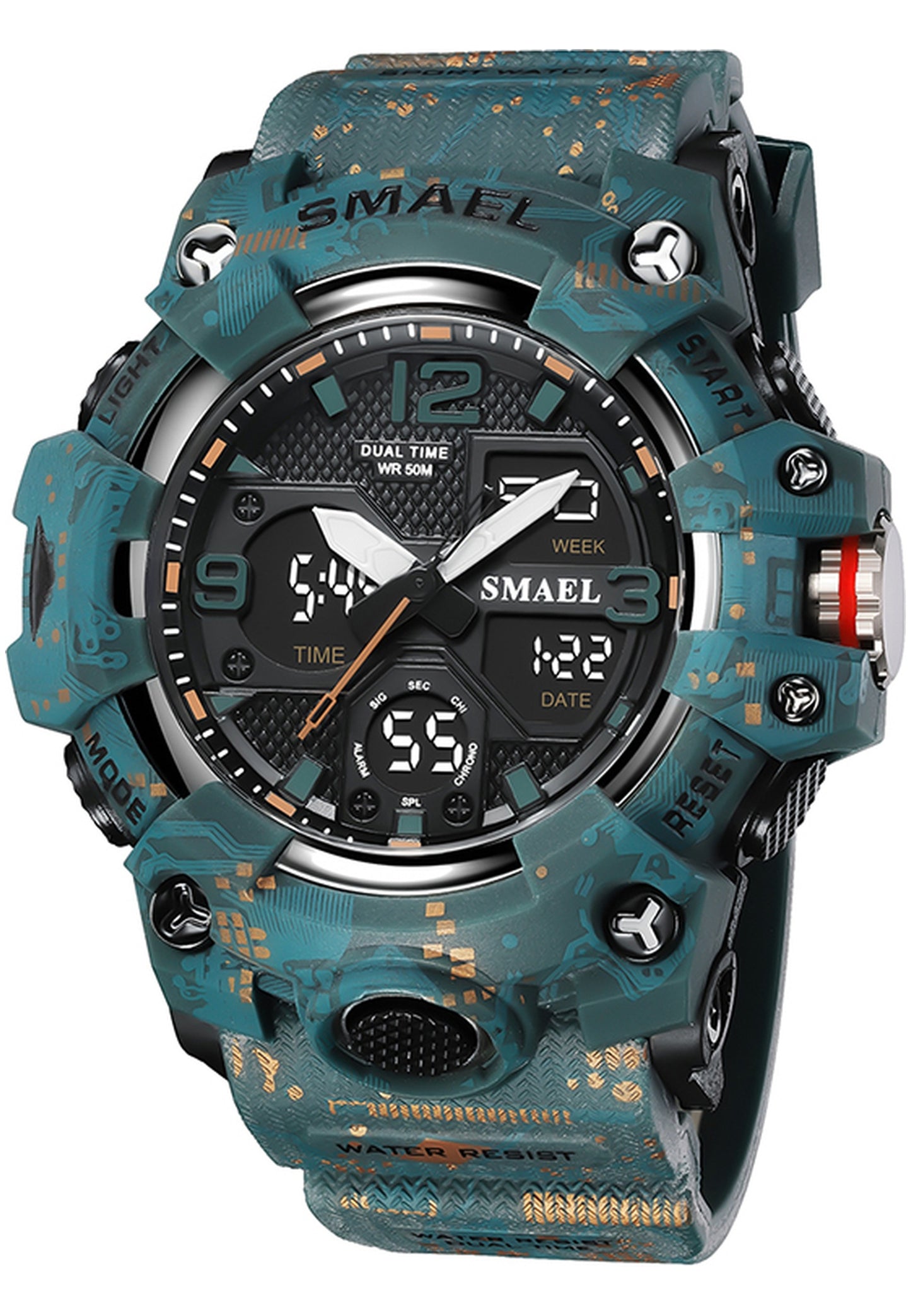 Smael 8008Mc "Dark Green" watch