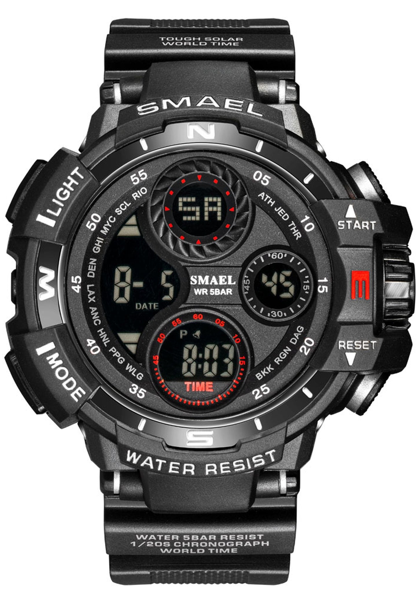 Smael 8022 "Black" watch