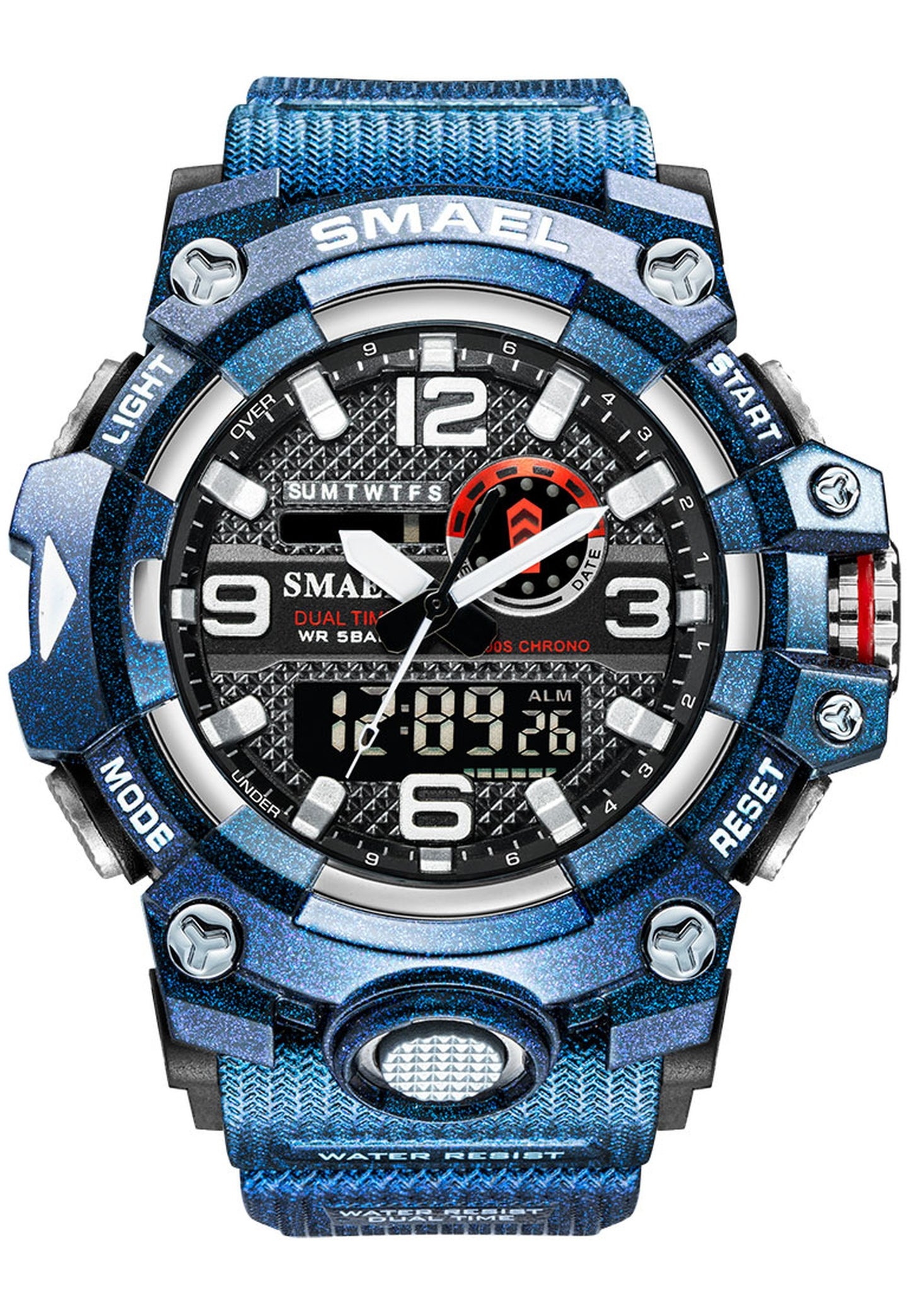 Smael 8035 "Brilliant Blue" watch