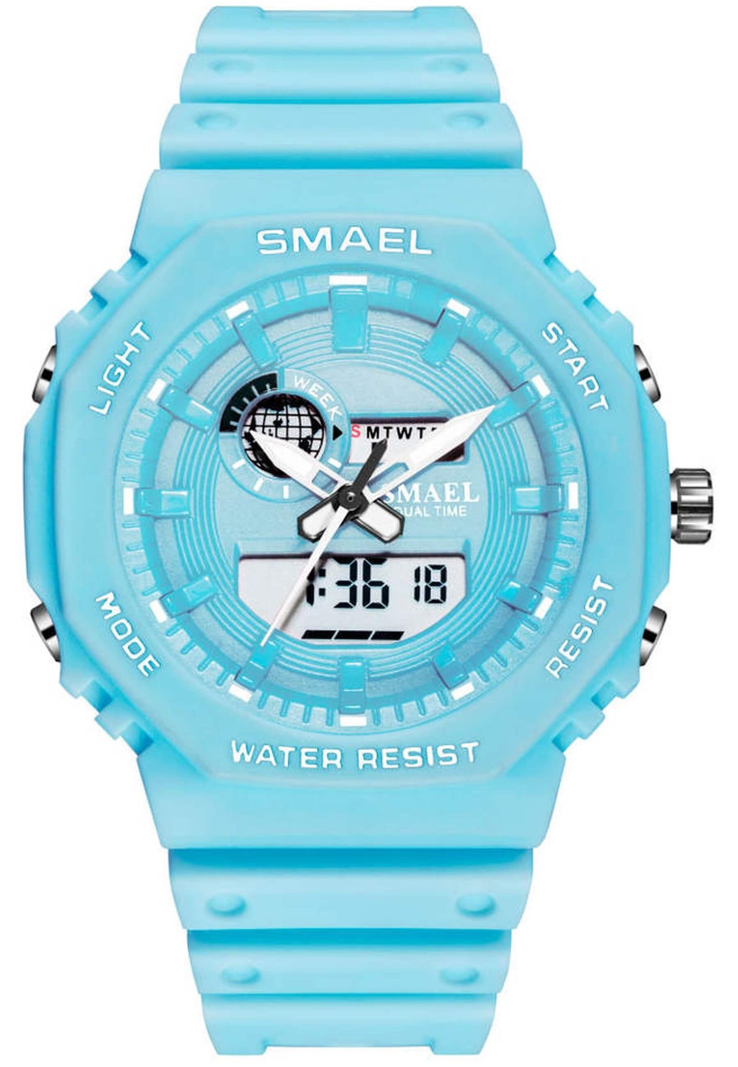 Smael 8037 "Blue" watch