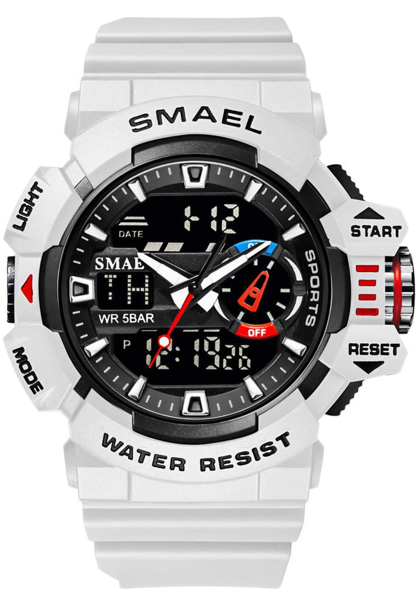Smael 8043 "White" watch