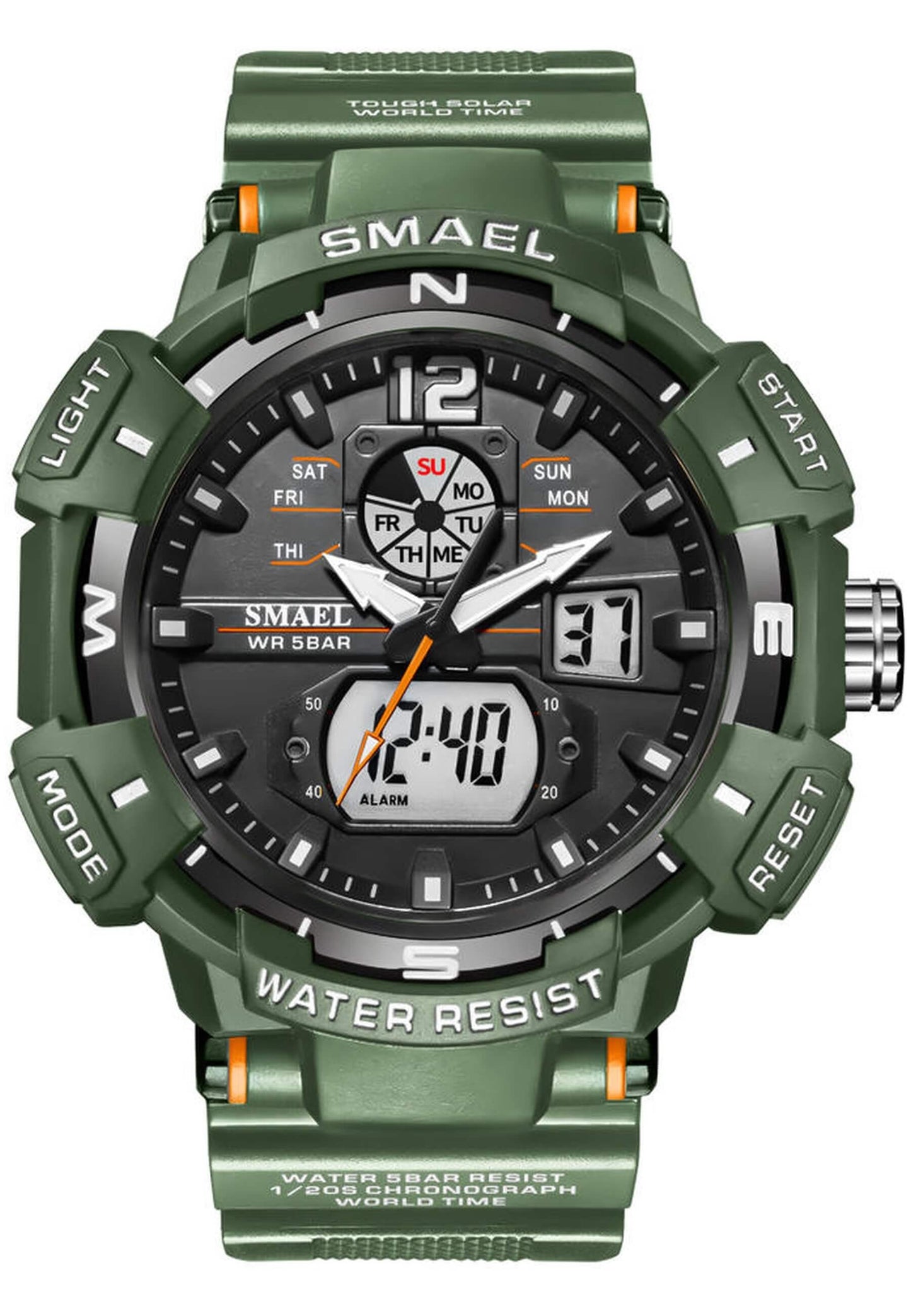 Smael 8045 "Army Green" watch