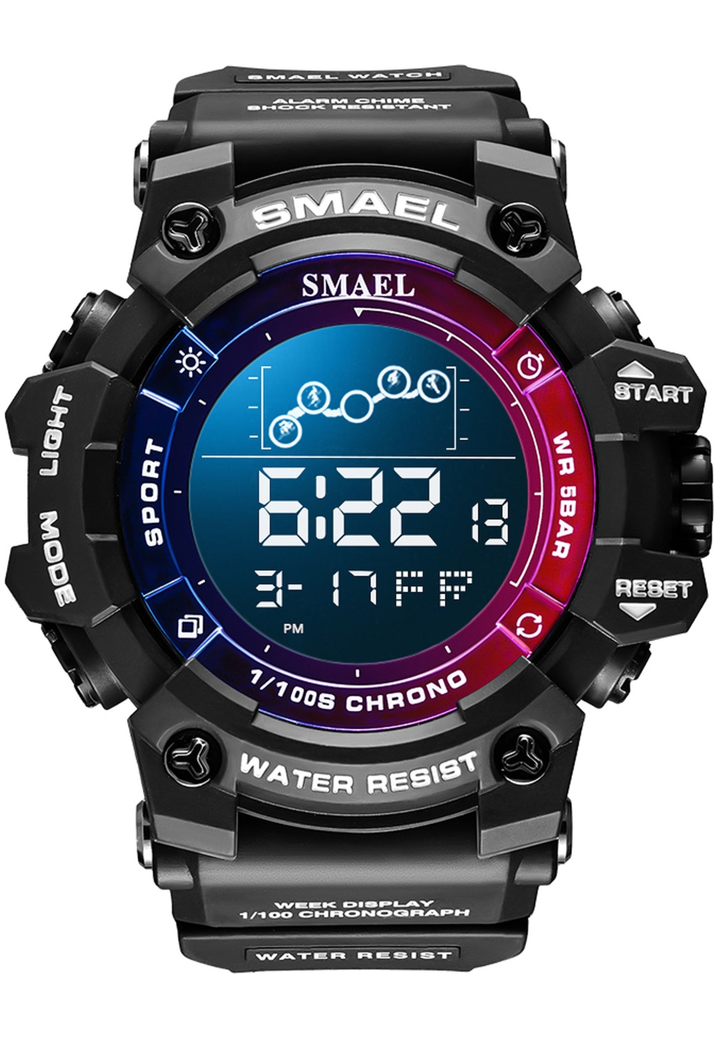 Smael 8046 "Blue Violet" watch