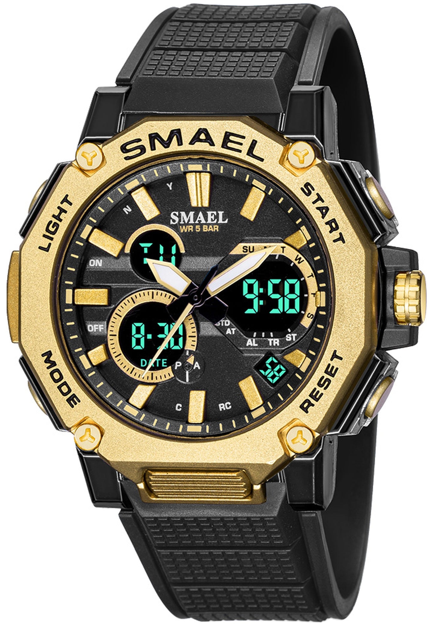 Smael 8047 "Black Gold" watch