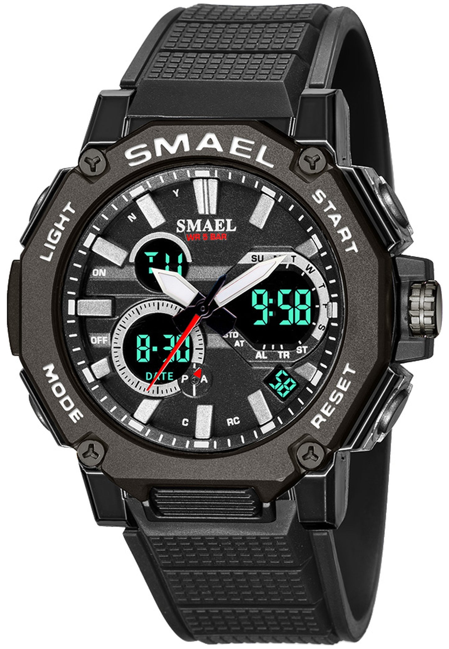Smael 8047 "Black" watch