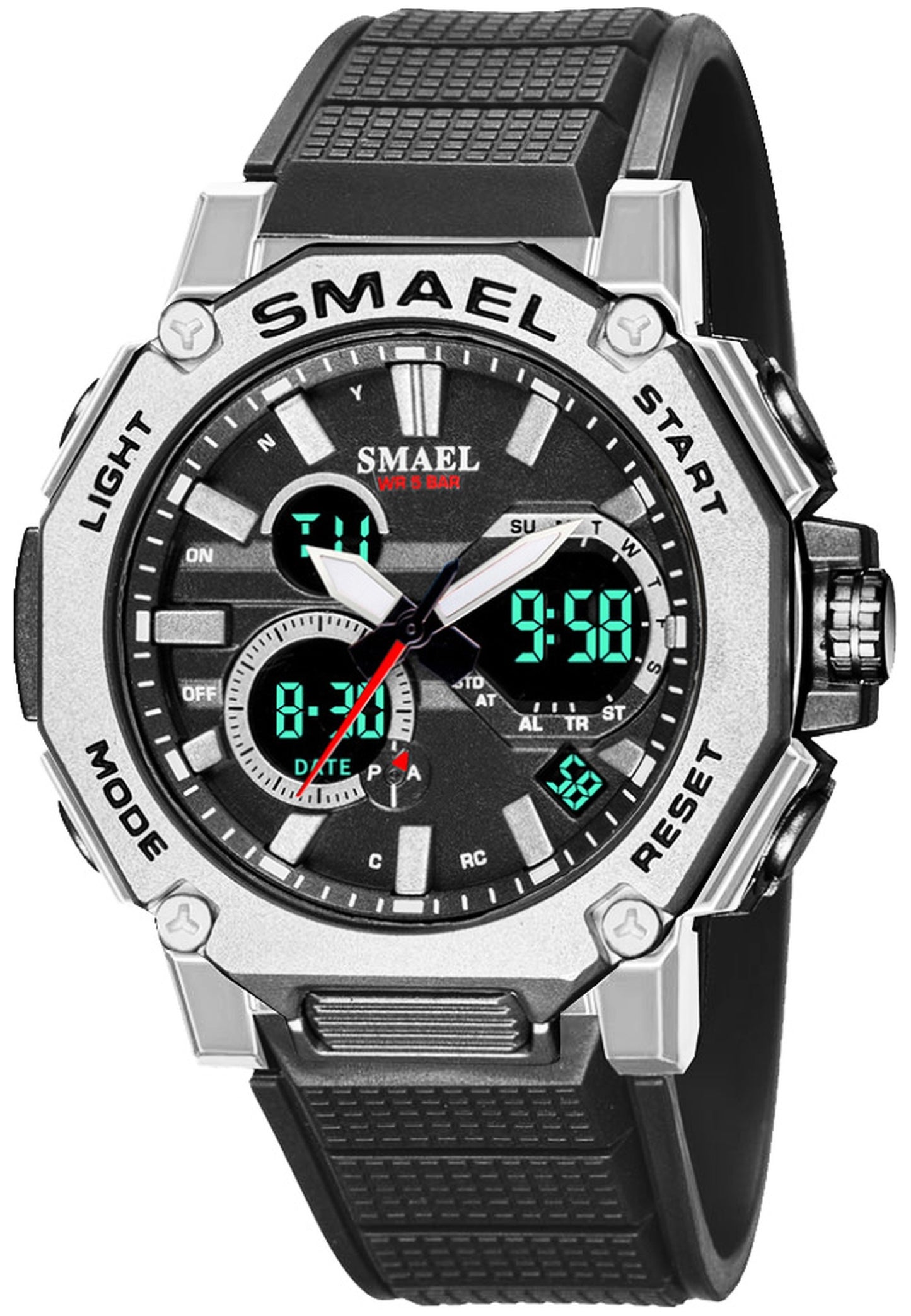 Smael 8047 "Silver" watch