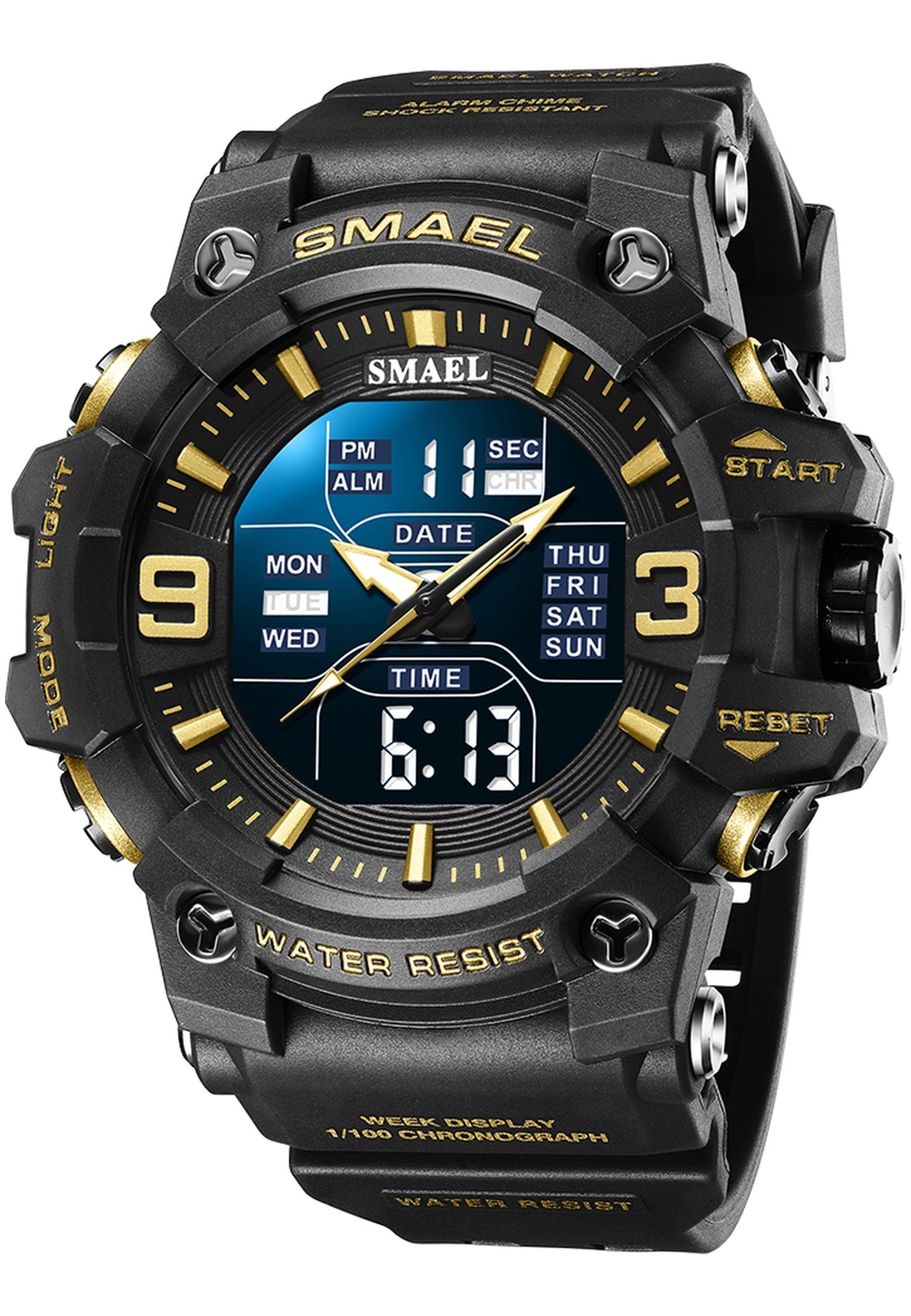 Smael 8049 "Black Gold" watch