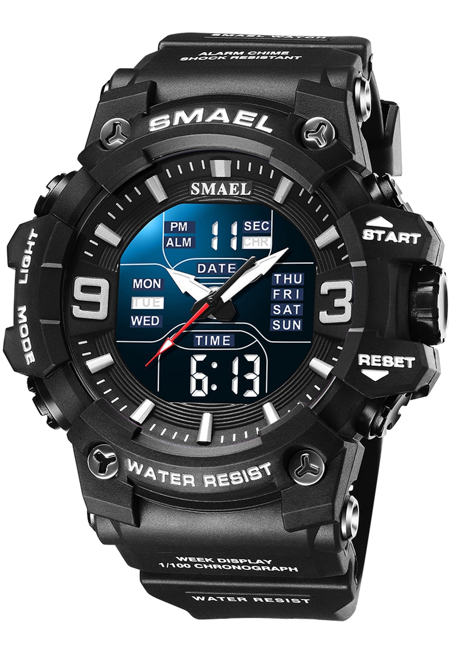 Smael 8049 "Black" watch