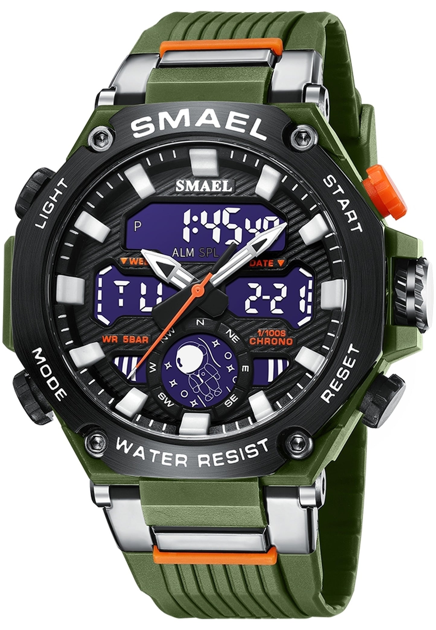 Smael 8069 "Army Green" watch