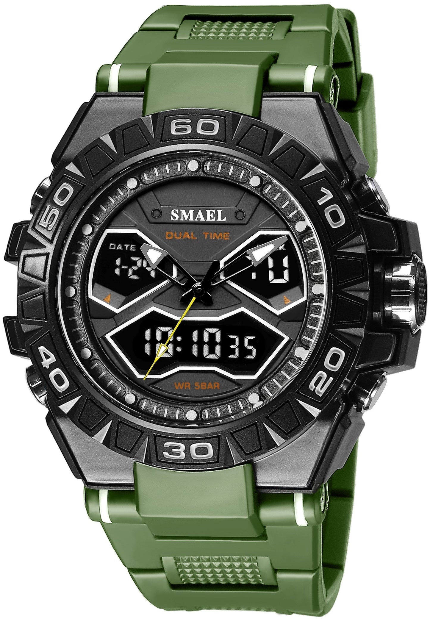Smael 8070 "Army Green" watch