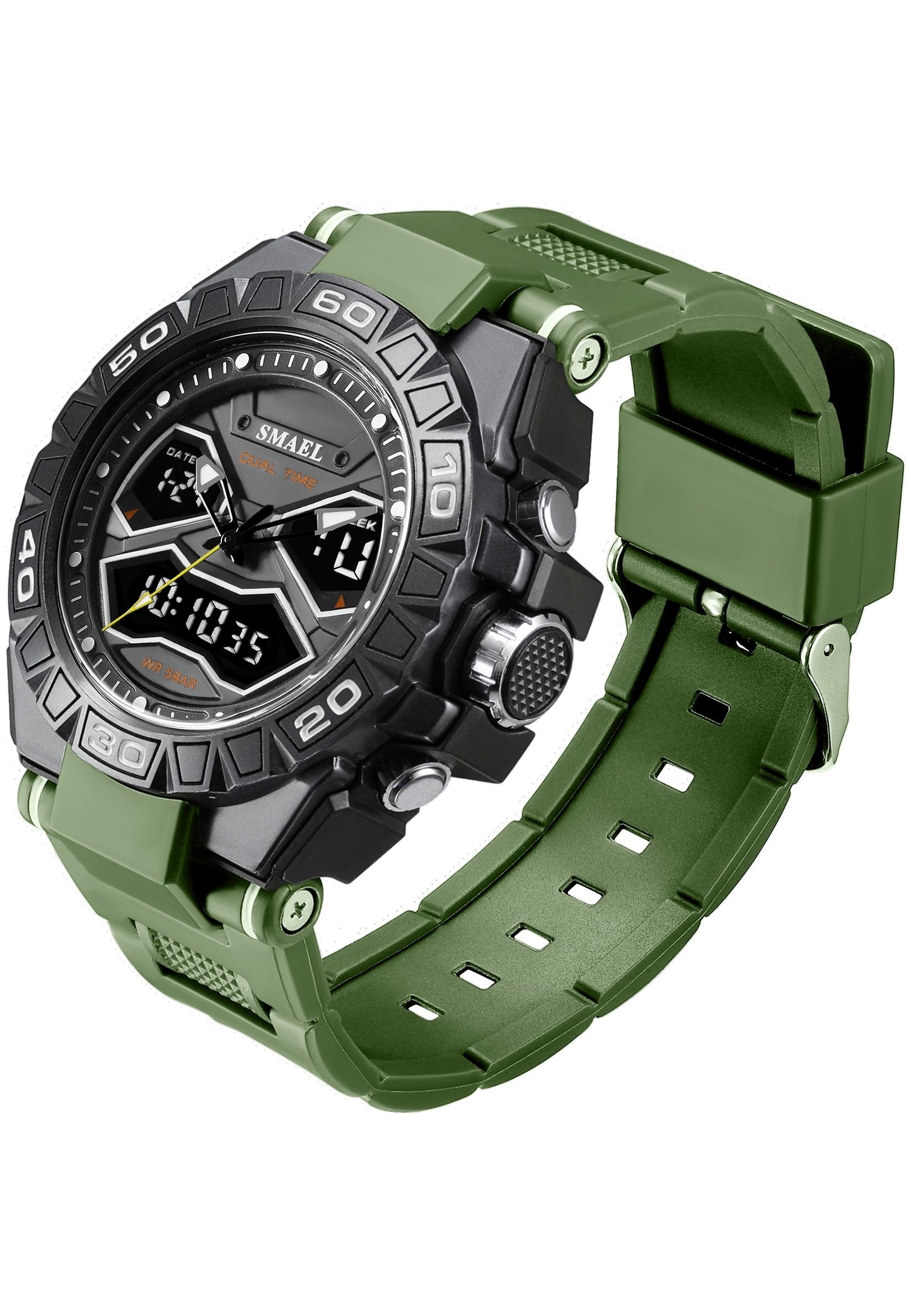 Smael 8070 "Army Green" watch