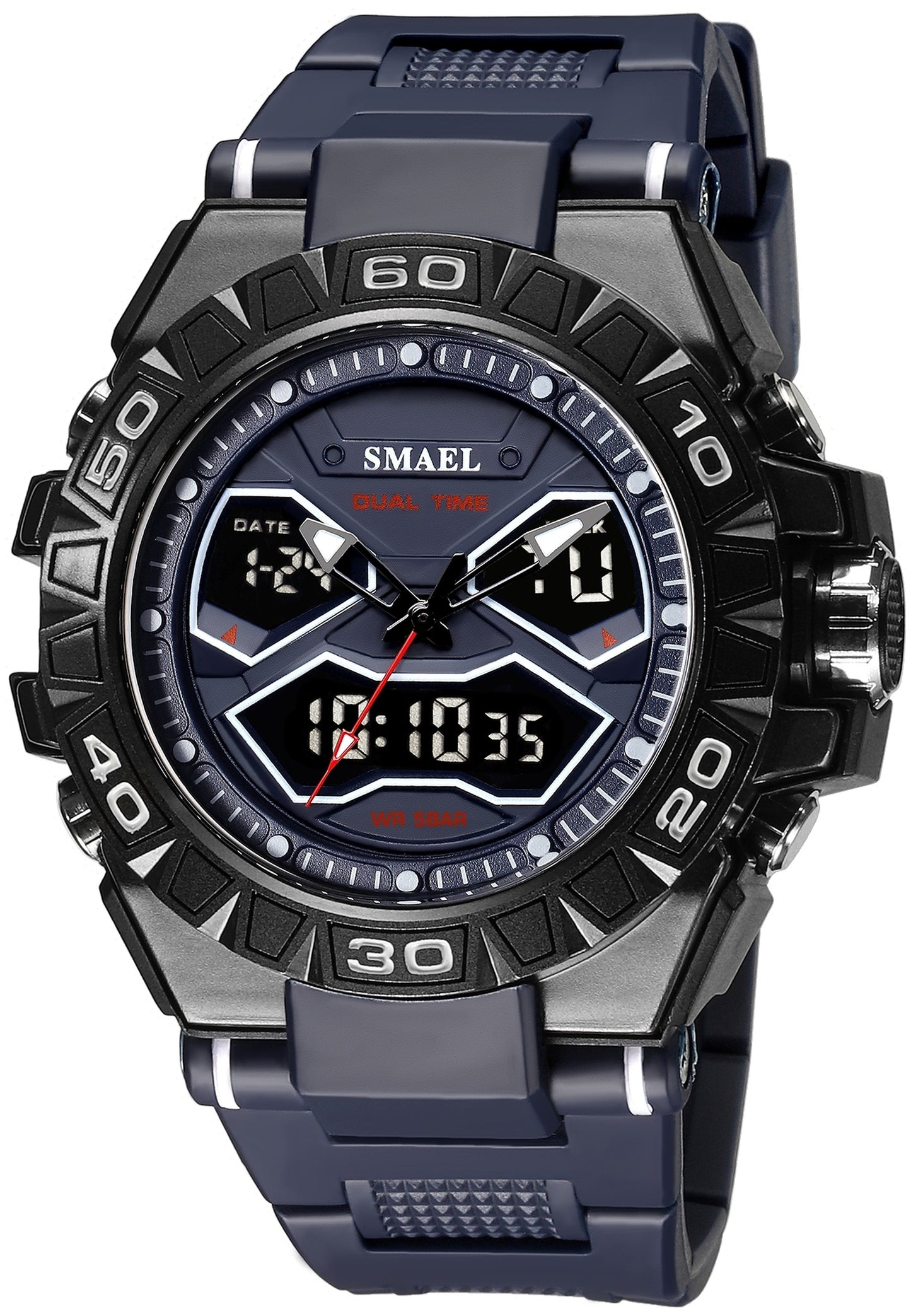 Smael 8070 "Dark Blue" watch