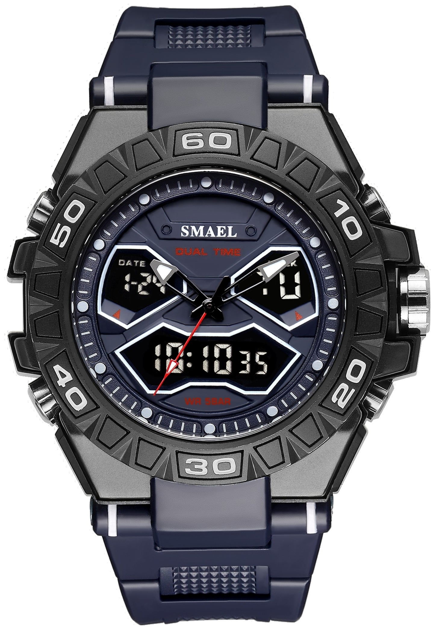 Smael 8070 "Dark Blue" watch