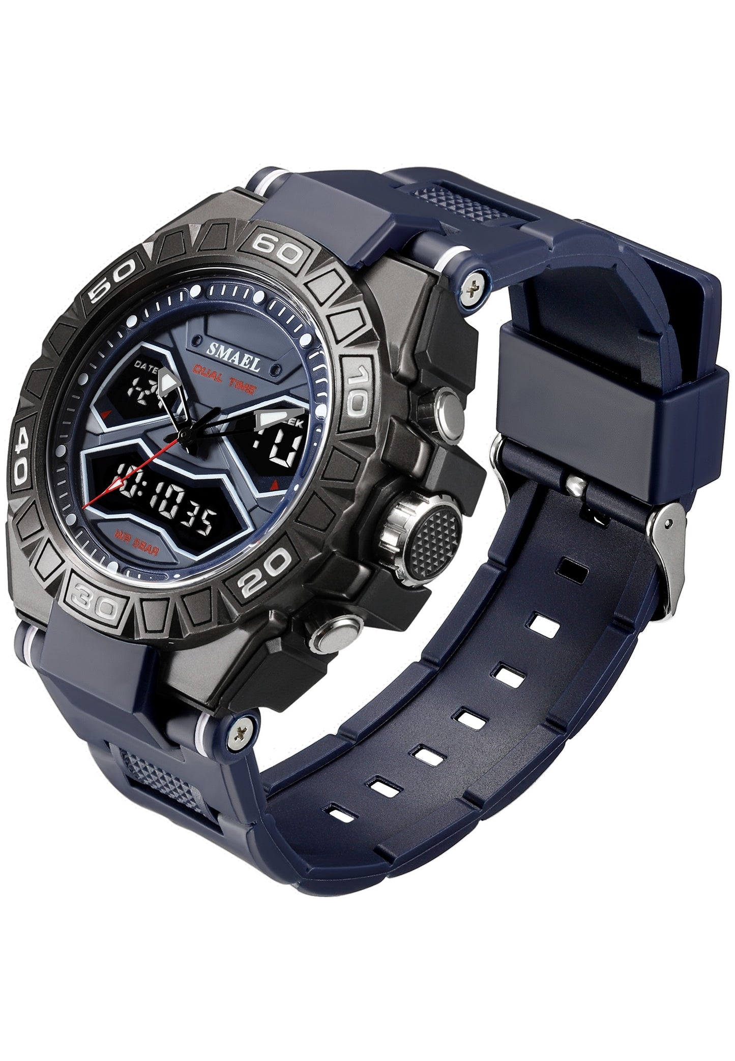 Smael 8070 "Dark Blue" watch