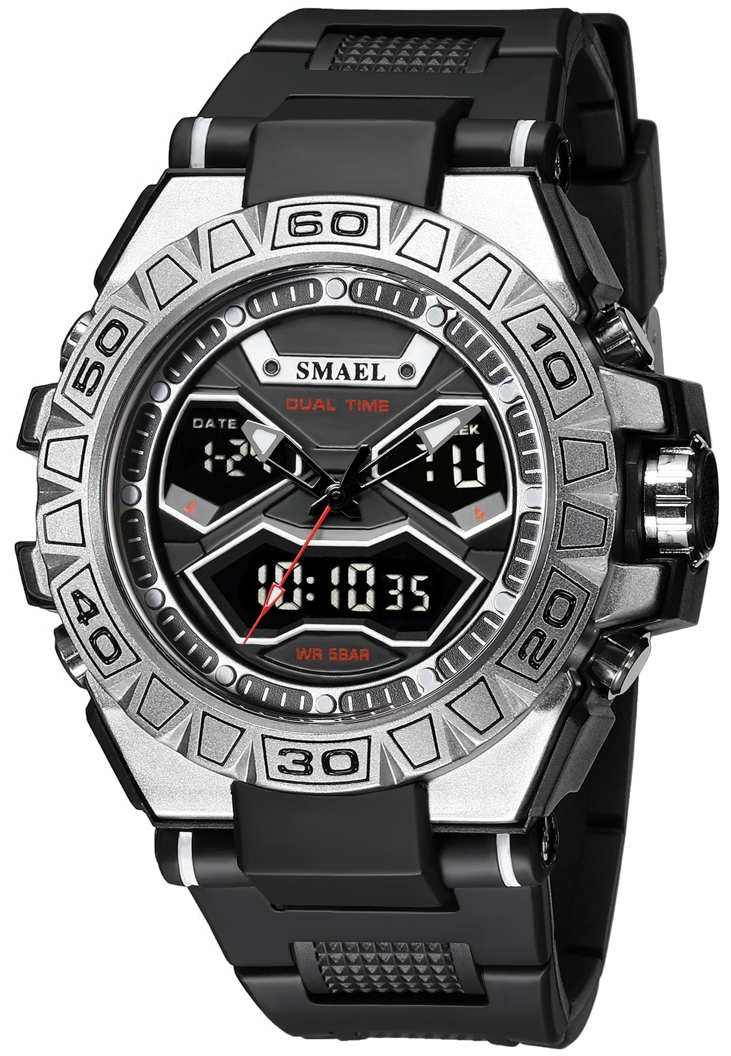 Smael 8070 "Silver" watch